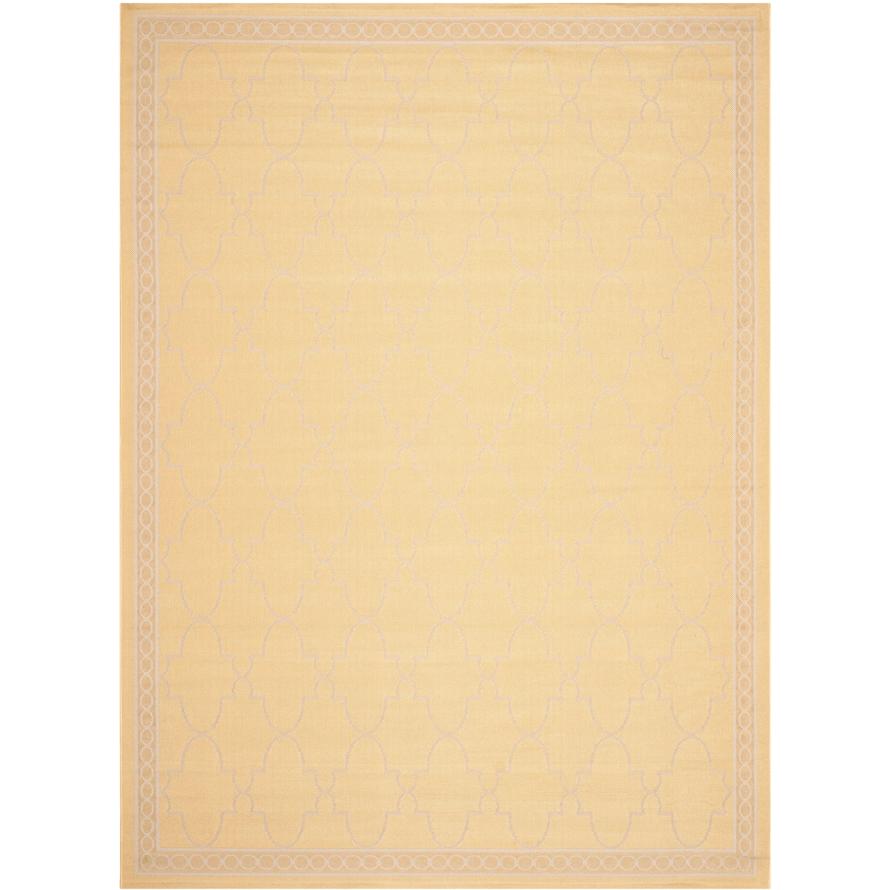 SAFAVIEH Courtyard Janell Trellis Indoor/ Outdoor Waterproof Patio Backyard Rug