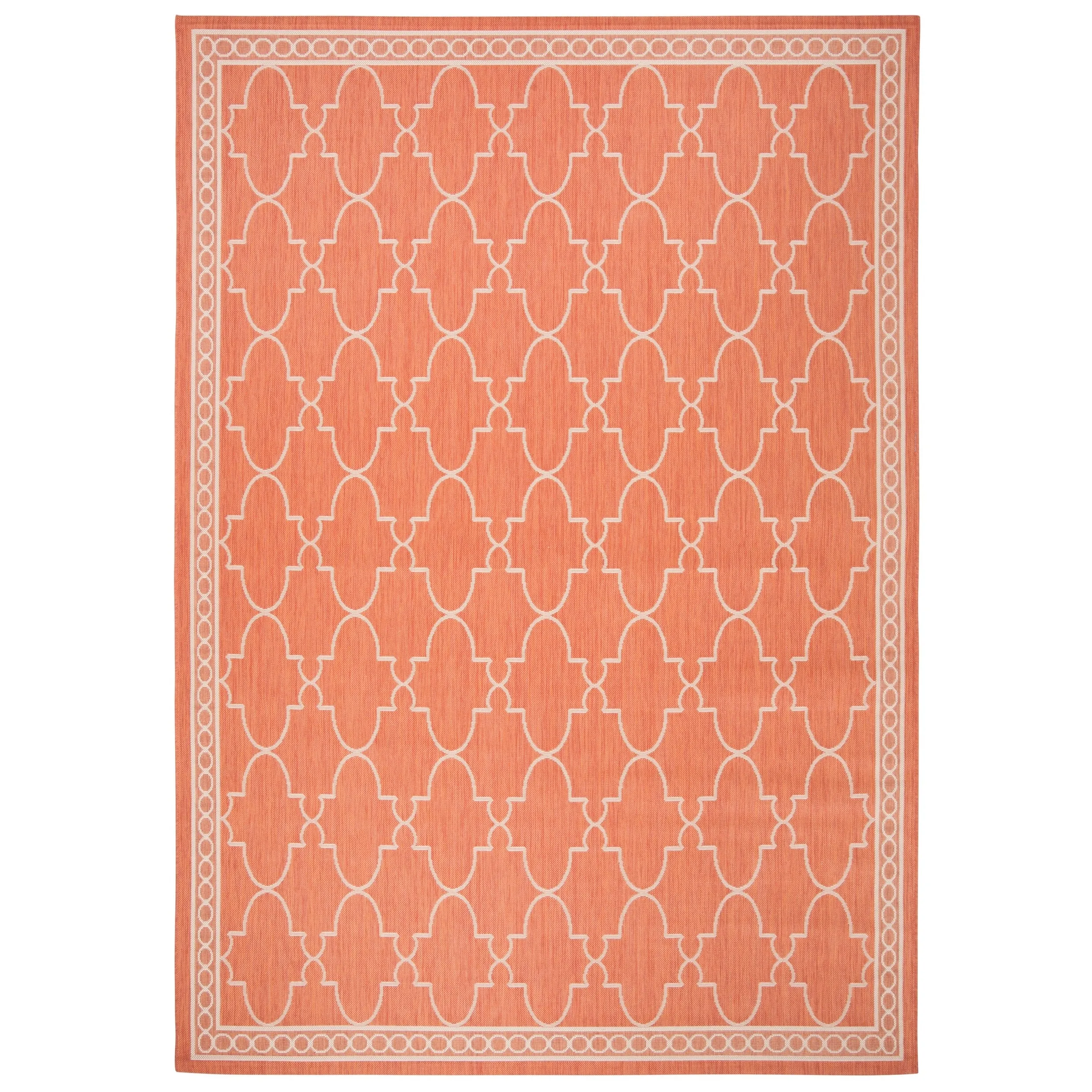 SAFAVIEH Courtyard Janell Trellis Indoor/ Outdoor Waterproof Patio Backyard Rug