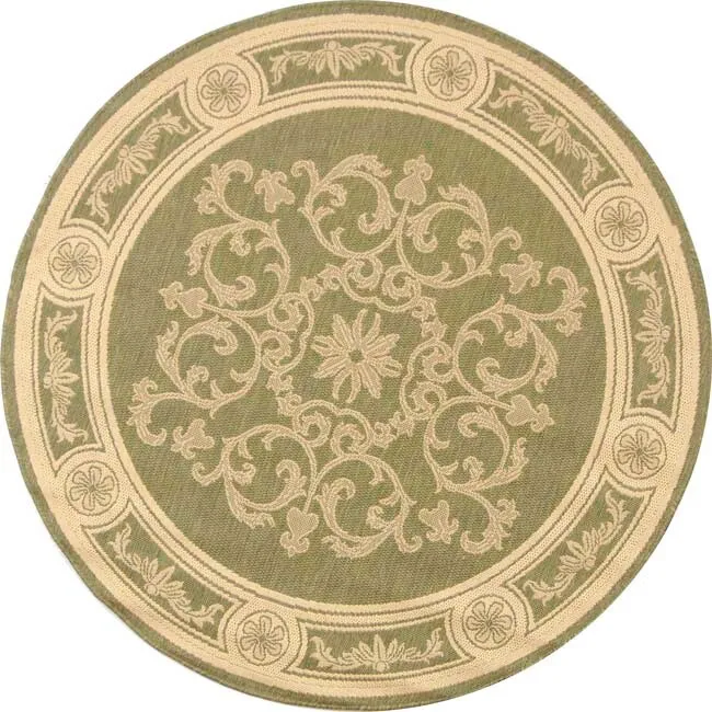 SAFAVIEH Courtyard Lineke Indoor/ Outdoor Waterproof Patio Backyard Rug