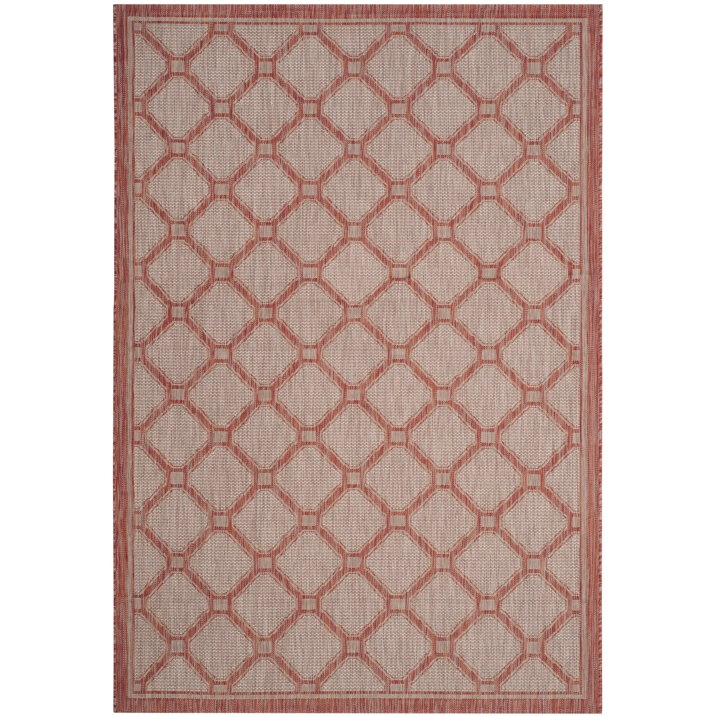 SAFAVIEH Courtyard Lydie Indoor/ Outdoor Waterproof Patio Backyard Rug