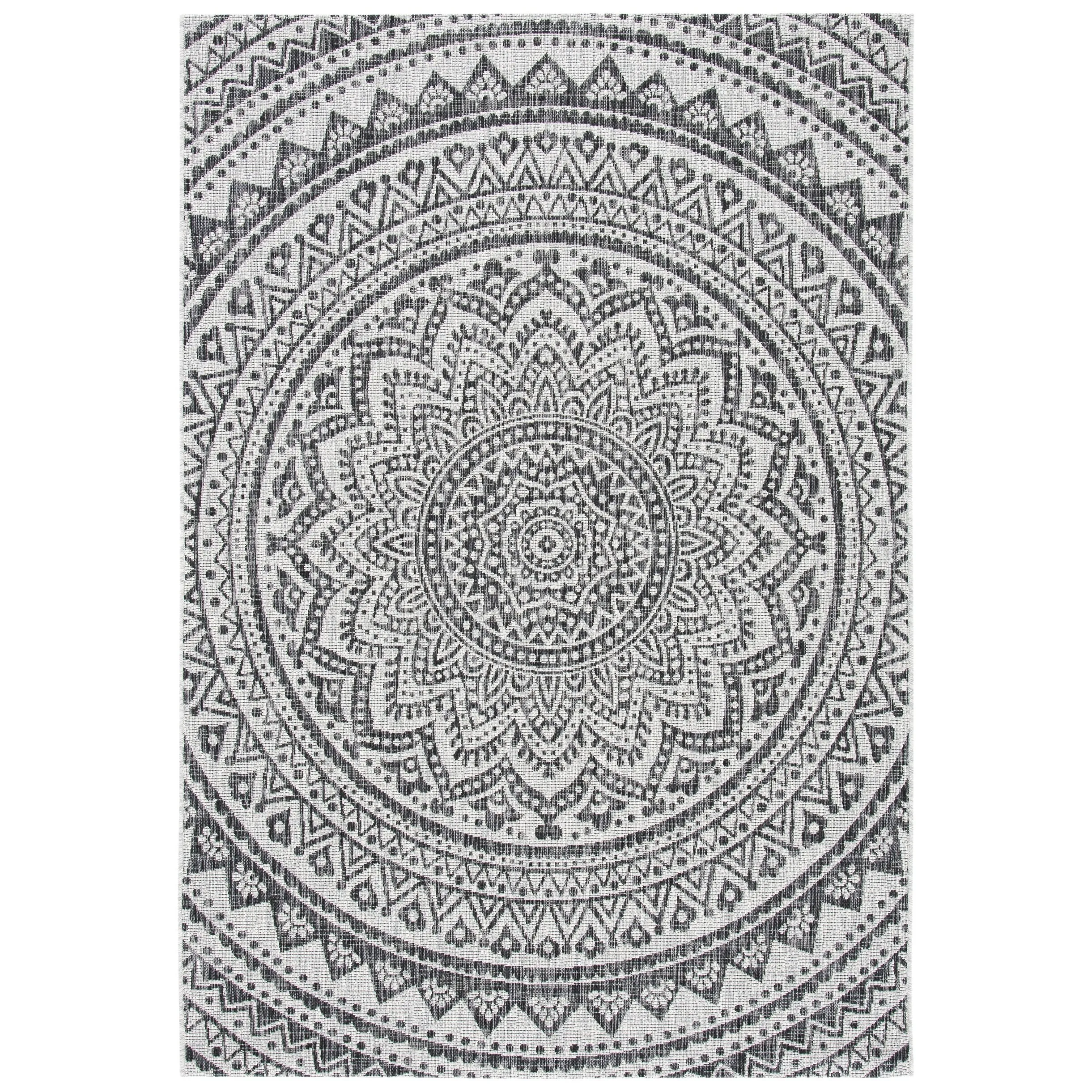 SAFAVIEH Courtyard Madelijne Indoor/ Outdoor Waterproof Patio Backyard Rug