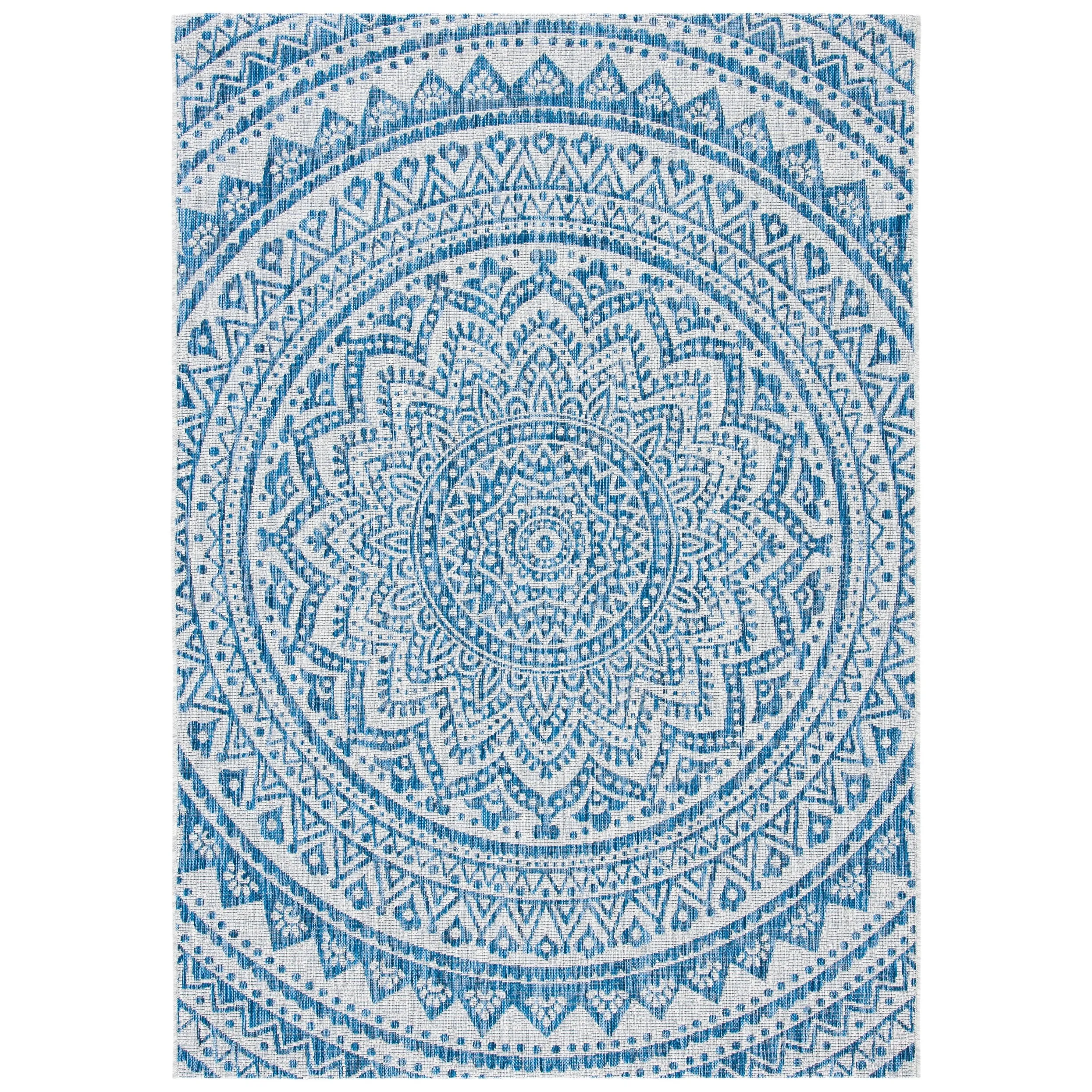 SAFAVIEH Courtyard Madelijne Indoor/ Outdoor Waterproof Patio Backyard Rug
