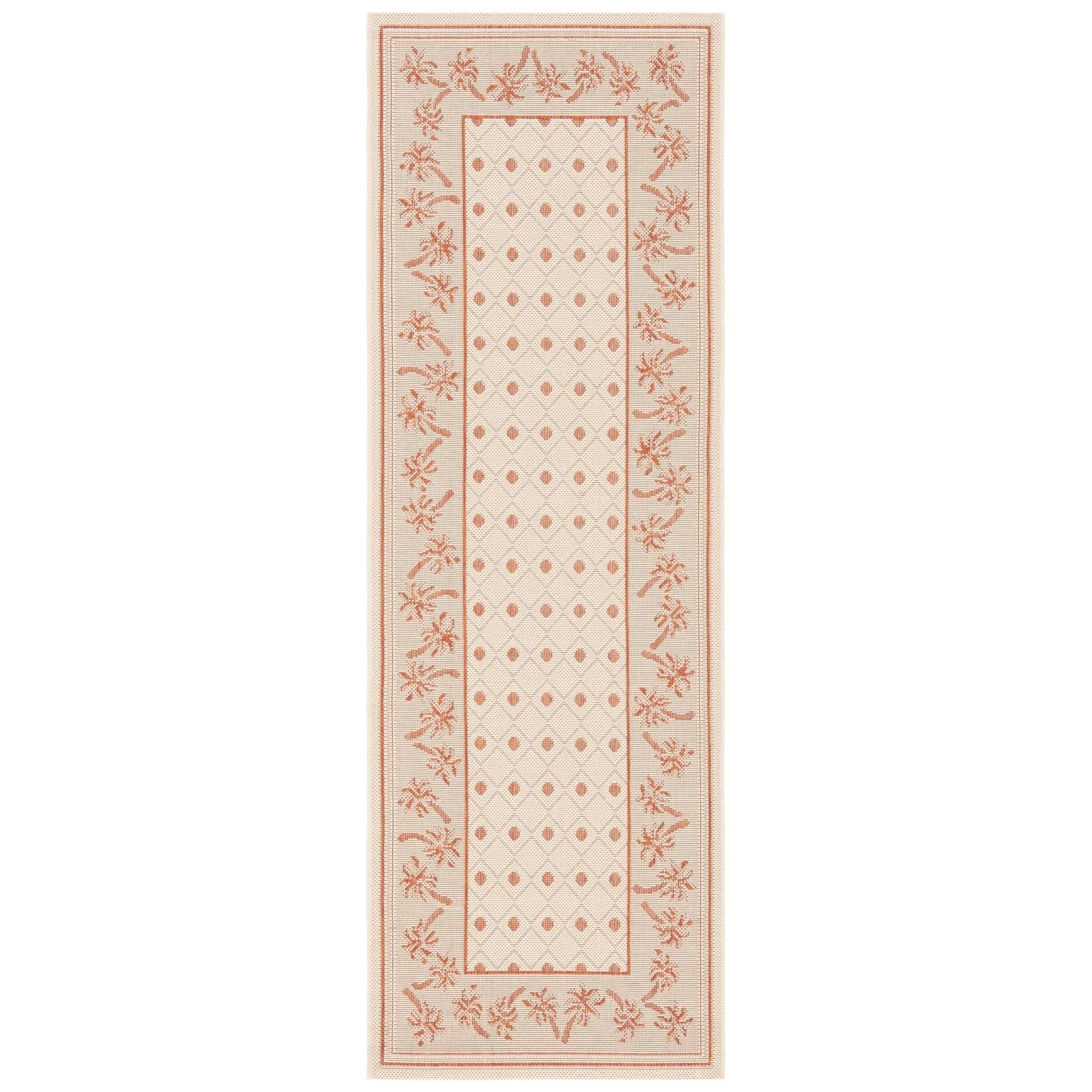 SAFAVIEH Courtyard Merilin Indoor/ Outdoor Geometric Area Rug