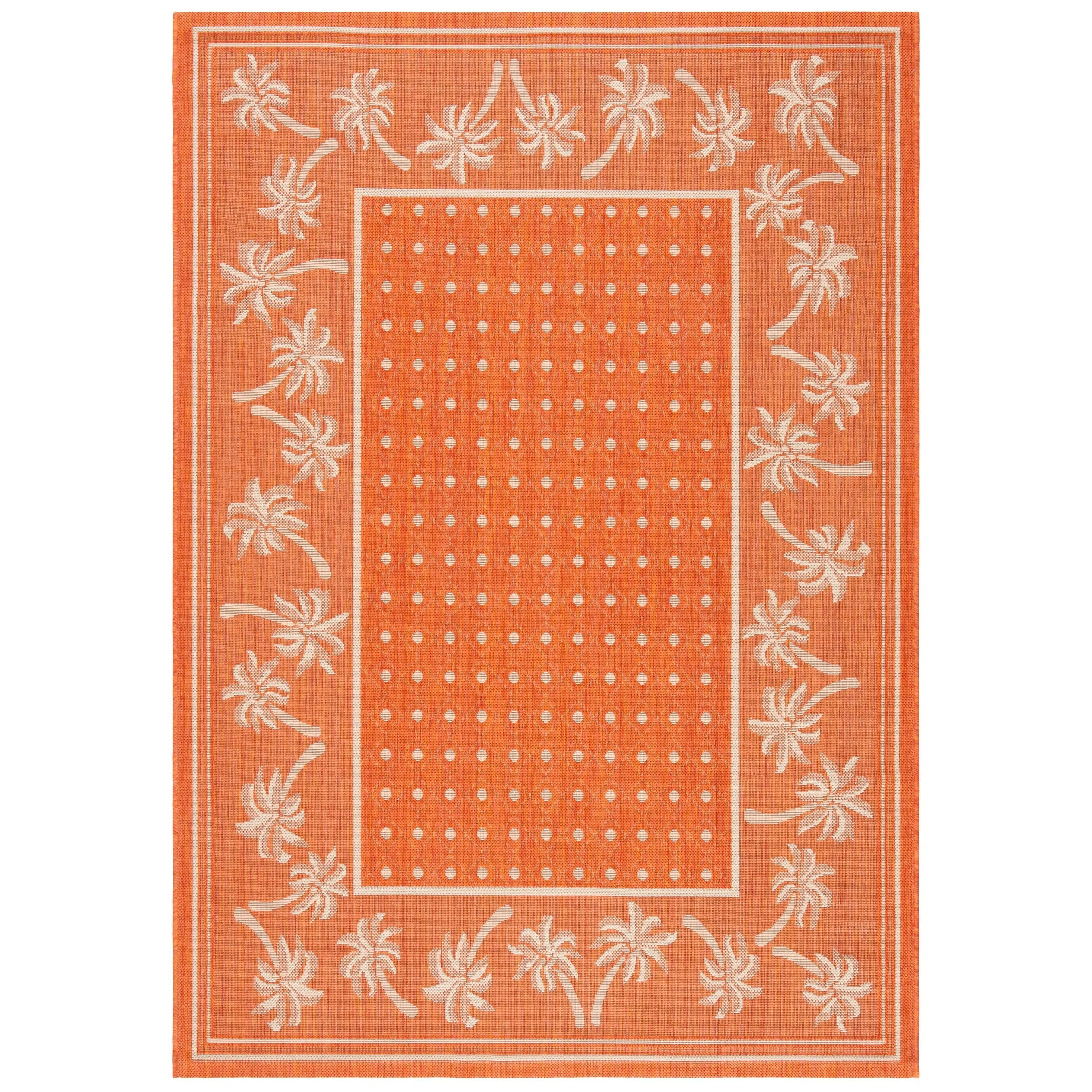 SAFAVIEH Courtyard Merilin Indoor/ Outdoor Geometric Area Rug