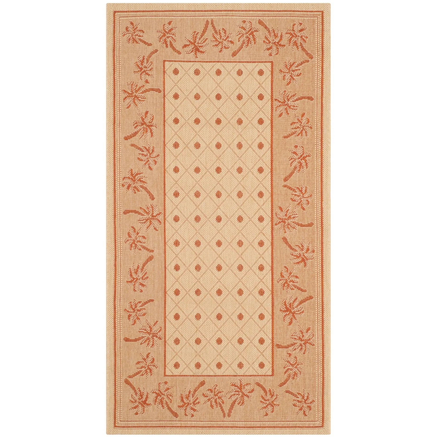 SAFAVIEH Courtyard Merilin Indoor/ Outdoor Geometric Area Rug
