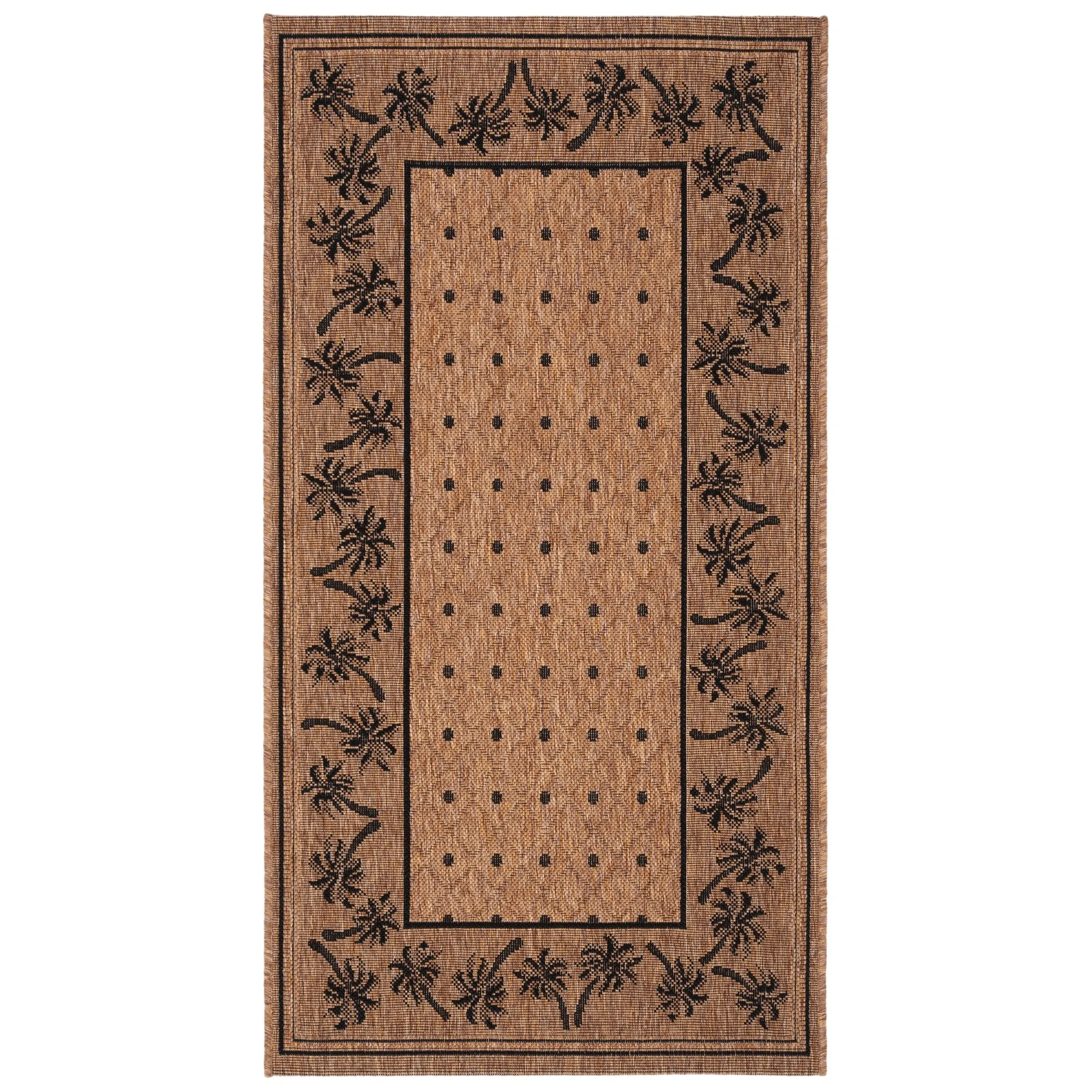 SAFAVIEH Courtyard Merilin Indoor/ Outdoor Geometric Area Rug