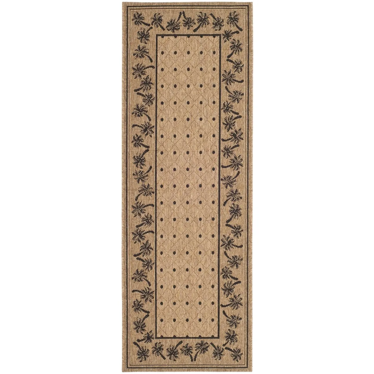 SAFAVIEH Courtyard Merilin Indoor/ Outdoor Geometric Area Rug