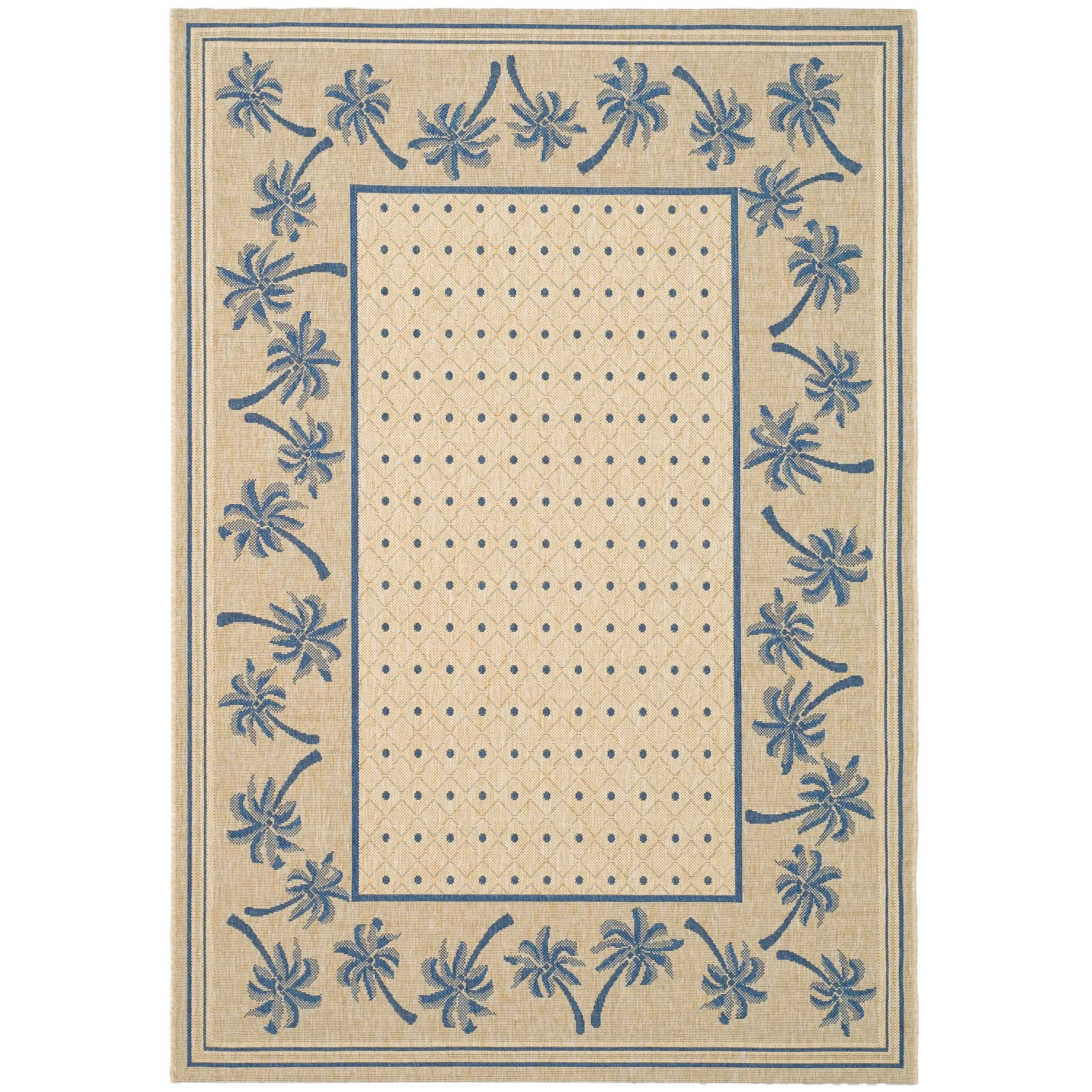 SAFAVIEH Courtyard Merilin Indoor/ Outdoor Geometric Area Rug