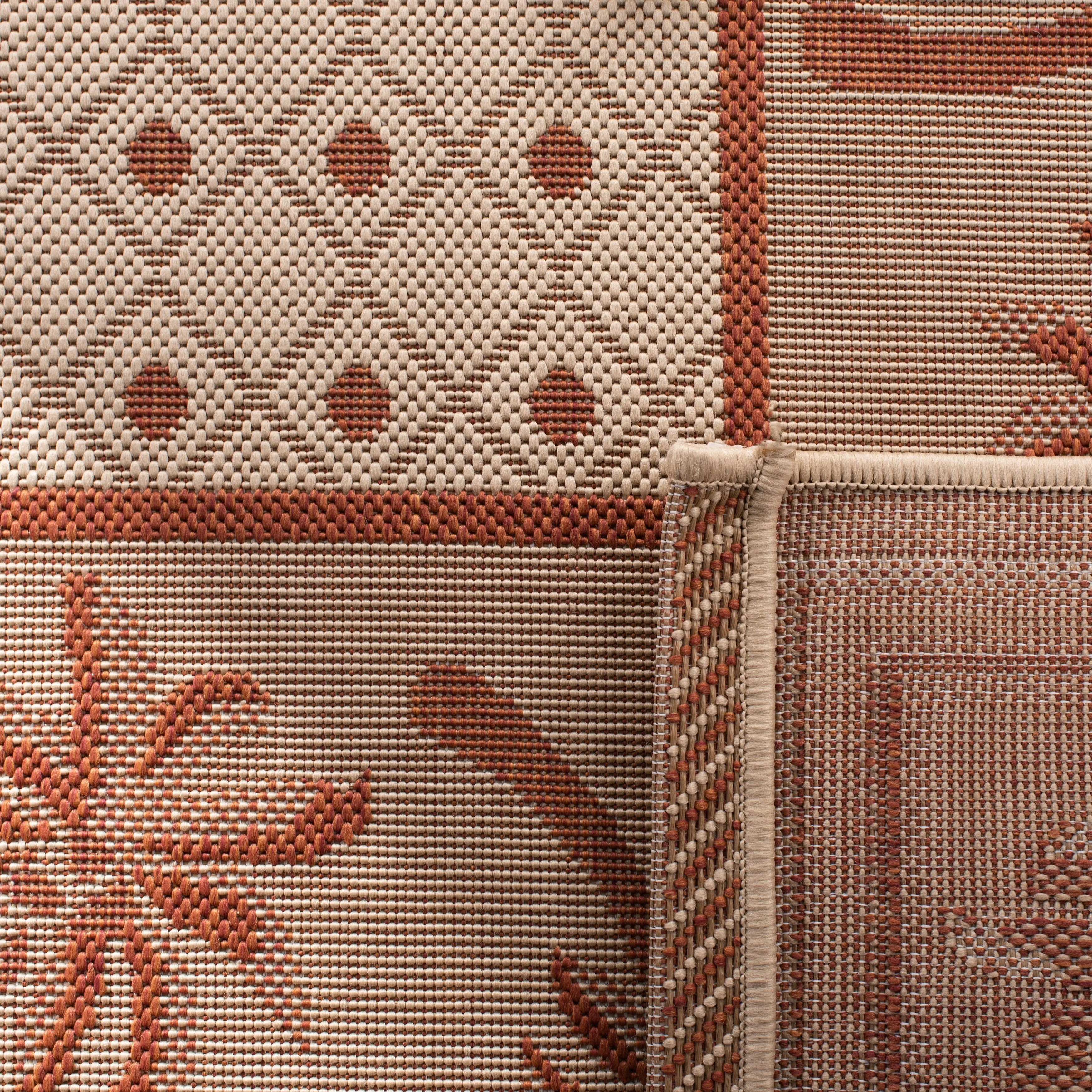 SAFAVIEH Courtyard Merilin Indoor/ Outdoor Geometric Area Rug