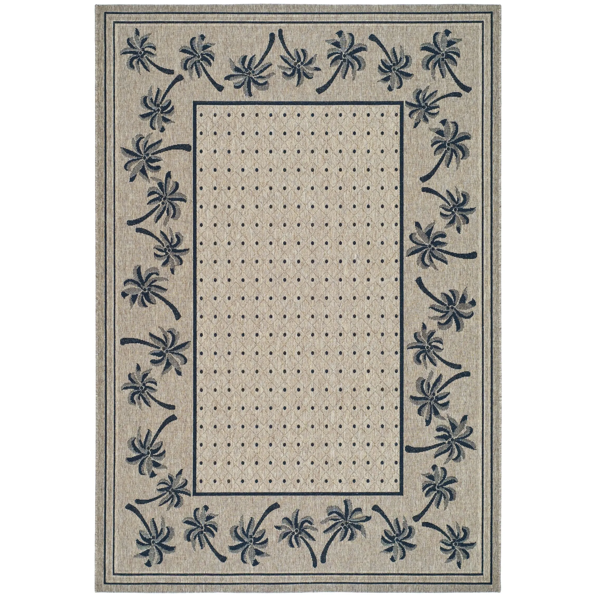 SAFAVIEH Courtyard Merilin Indoor/ Outdoor Geometric Area Rug