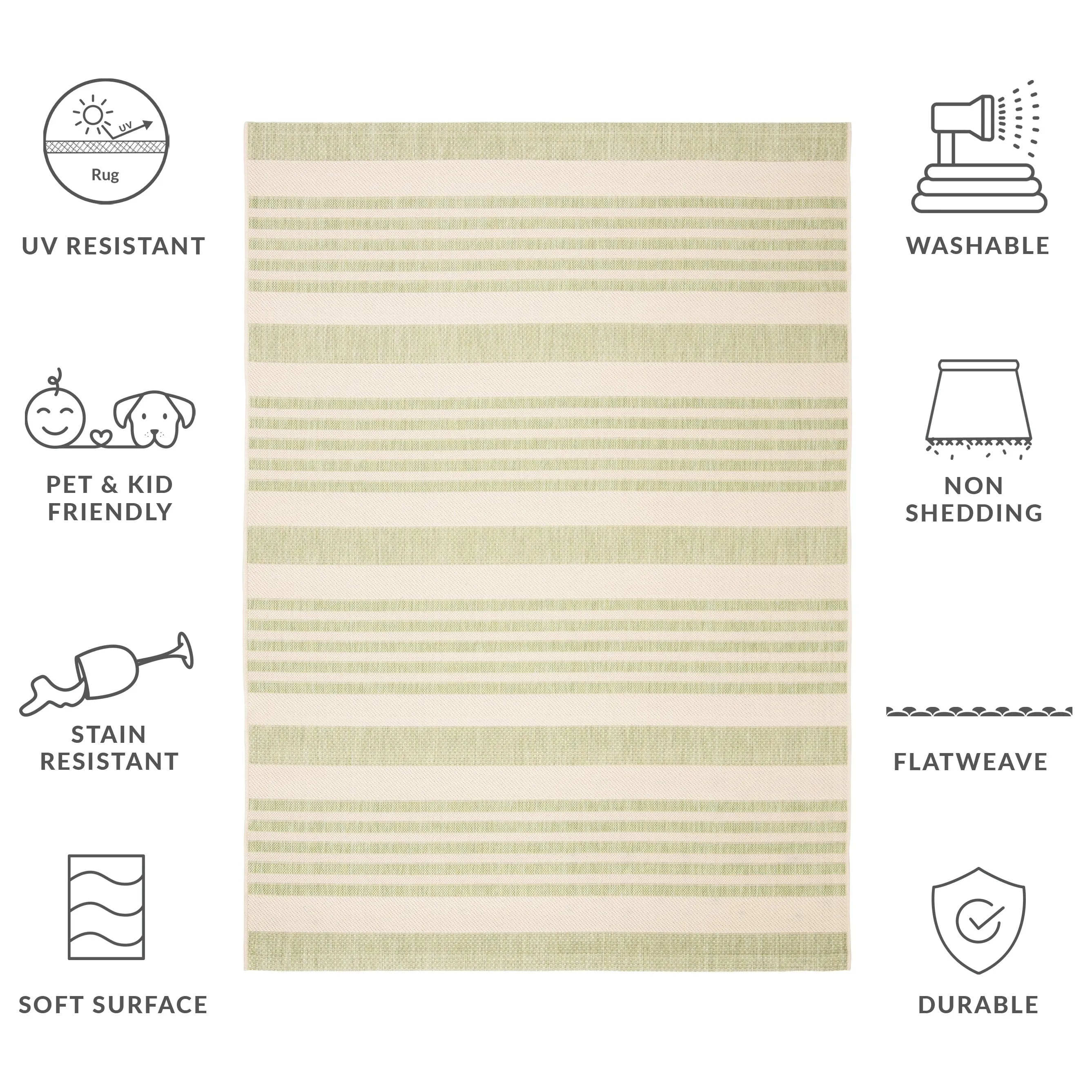 SAFAVIEH Courtyard Orsi Indoor/ Outdoor Waterproof Area Rug