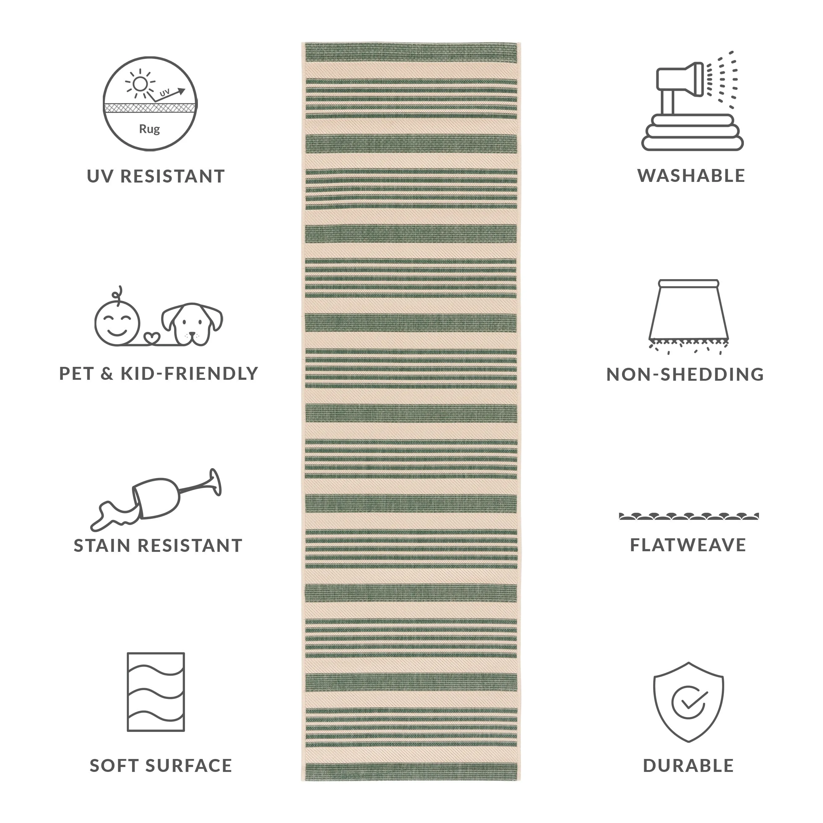 SAFAVIEH Courtyard Orsi Indoor/ Outdoor Waterproof Area Rug