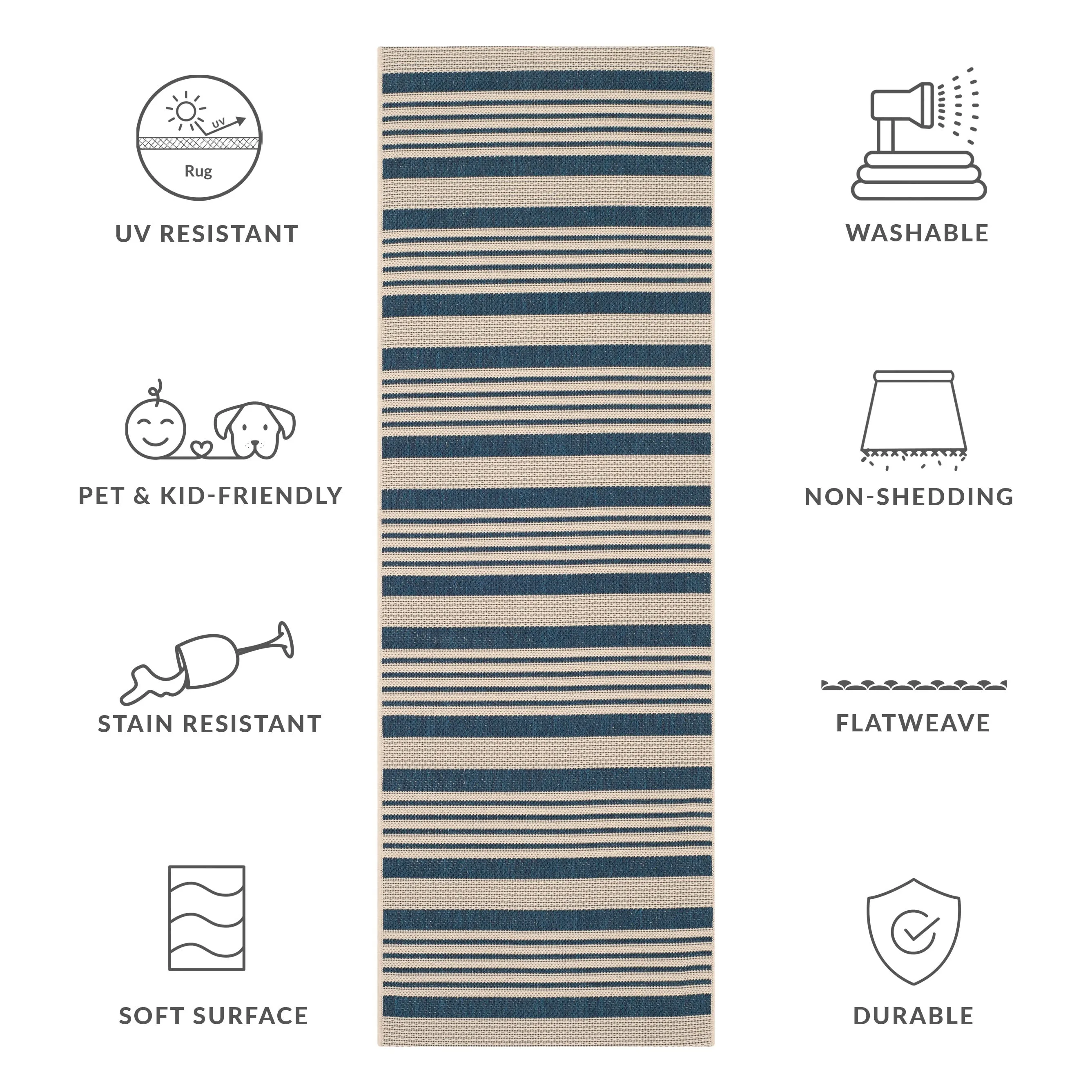 SAFAVIEH Courtyard Orsi Indoor/ Outdoor Waterproof Area Rug