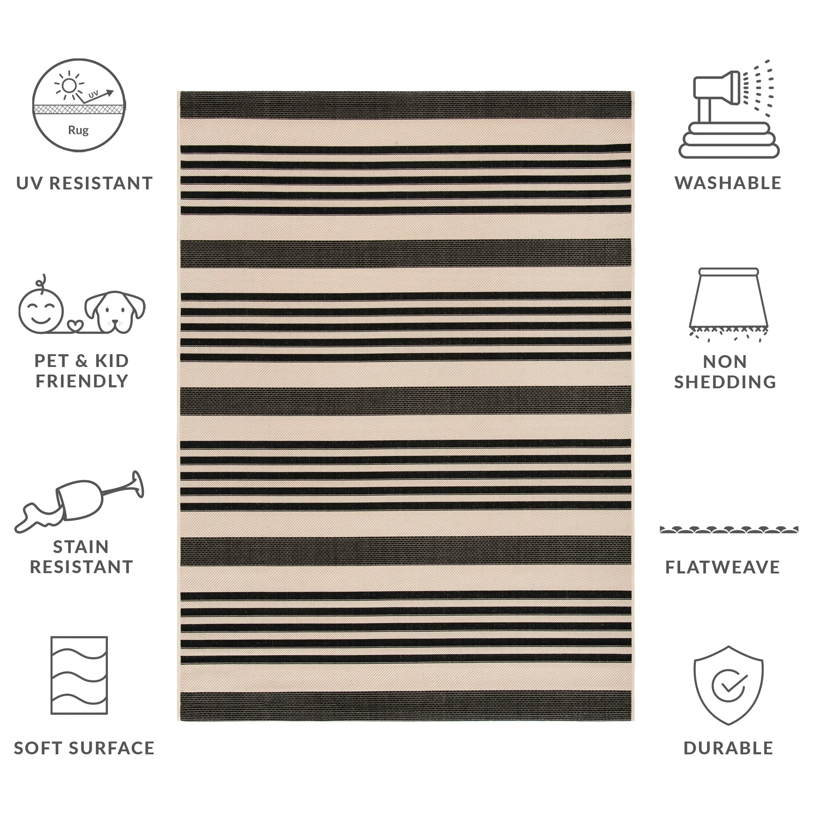 SAFAVIEH Courtyard Orsi Indoor/ Outdoor Waterproof Area Rug