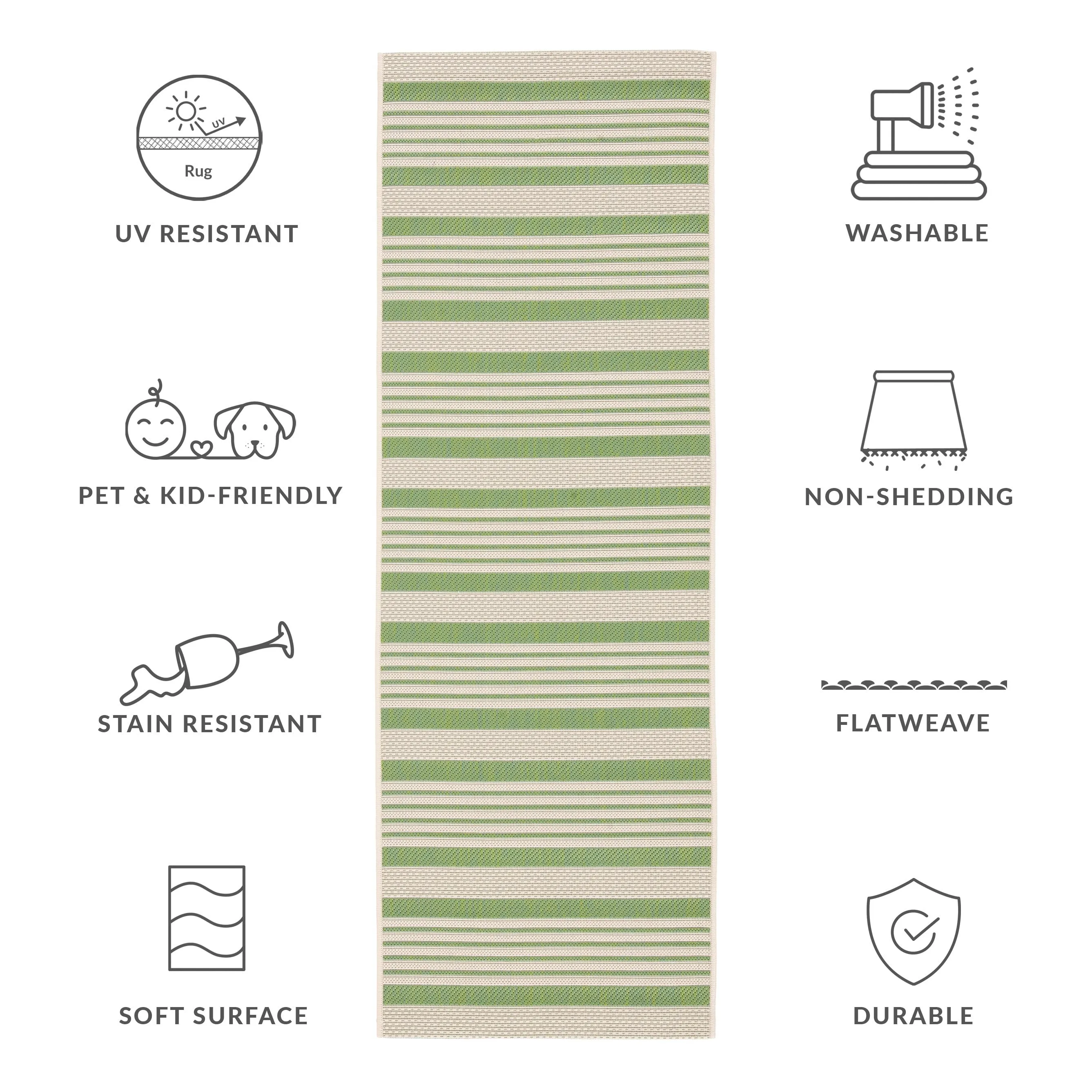 SAFAVIEH Courtyard Orsi Indoor/ Outdoor Waterproof Area Rug