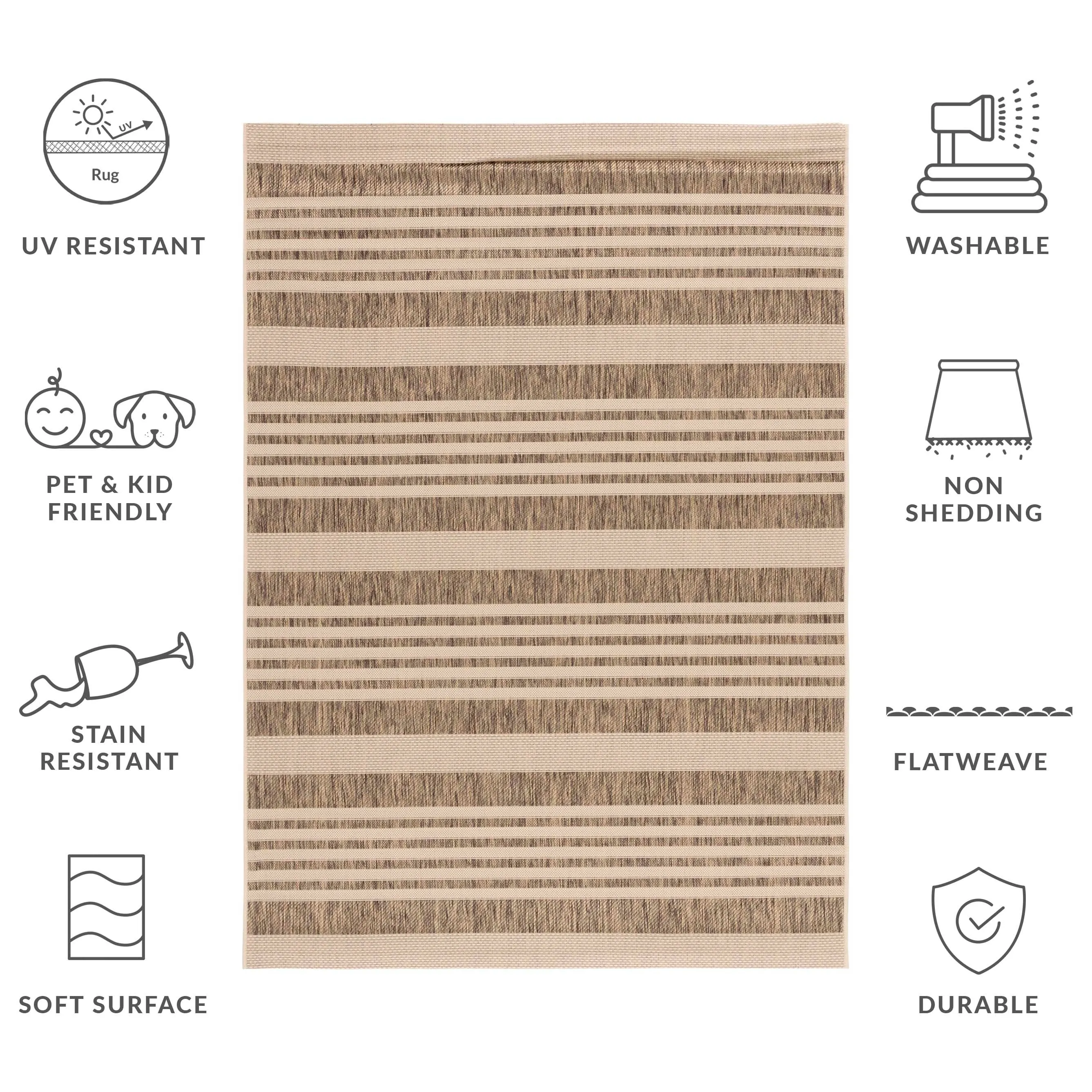 SAFAVIEH Courtyard Orsi Indoor/ Outdoor Waterproof Area Rug