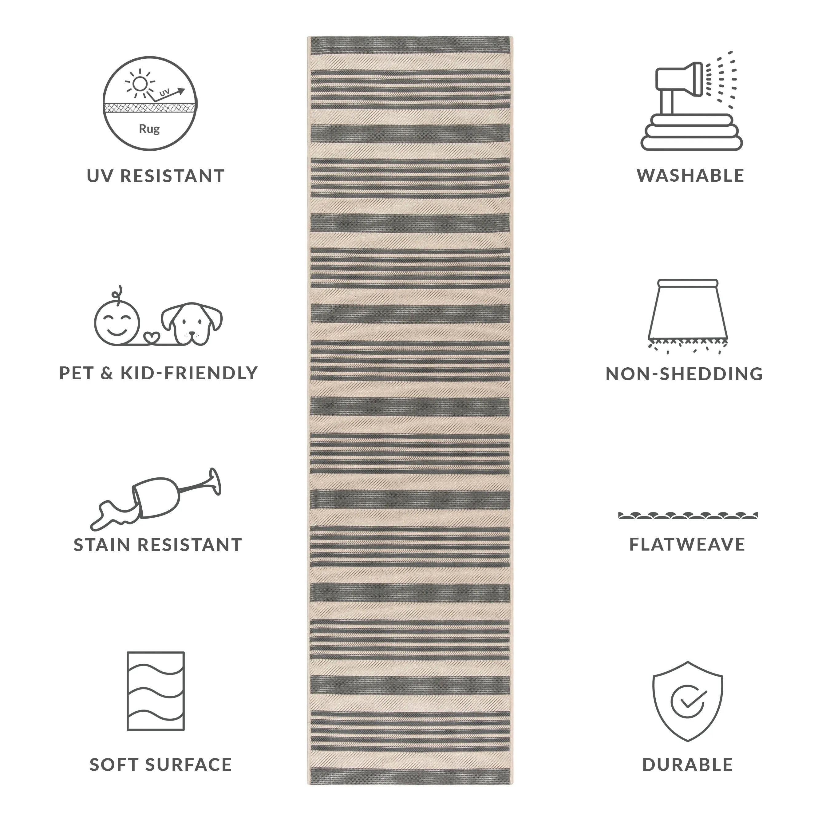 SAFAVIEH Courtyard Orsi Indoor/ Outdoor Waterproof Area Rug