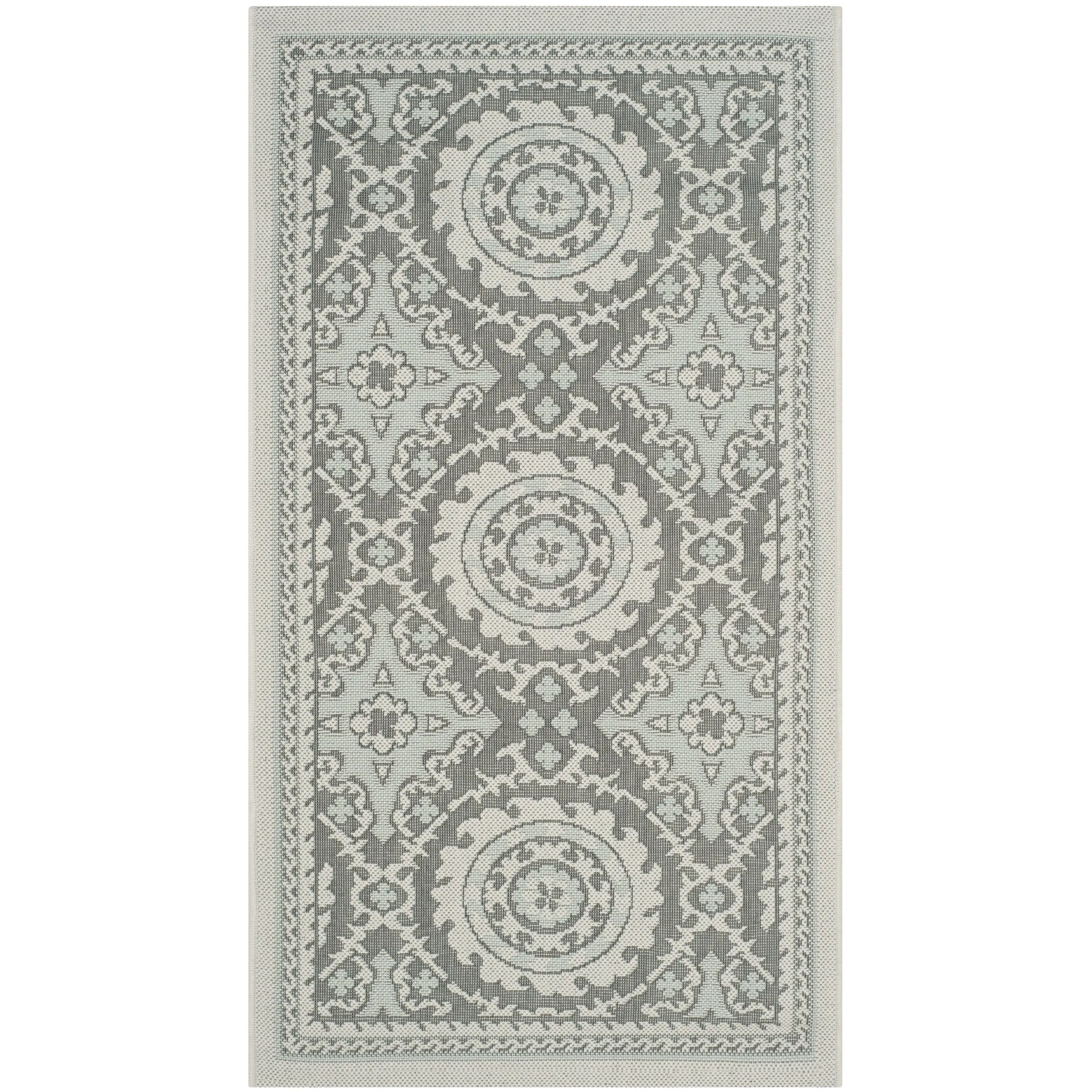SAFAVIEH Courtyard Otilie Indoor/ Outdoor Waterproof Patio Backyard Rug