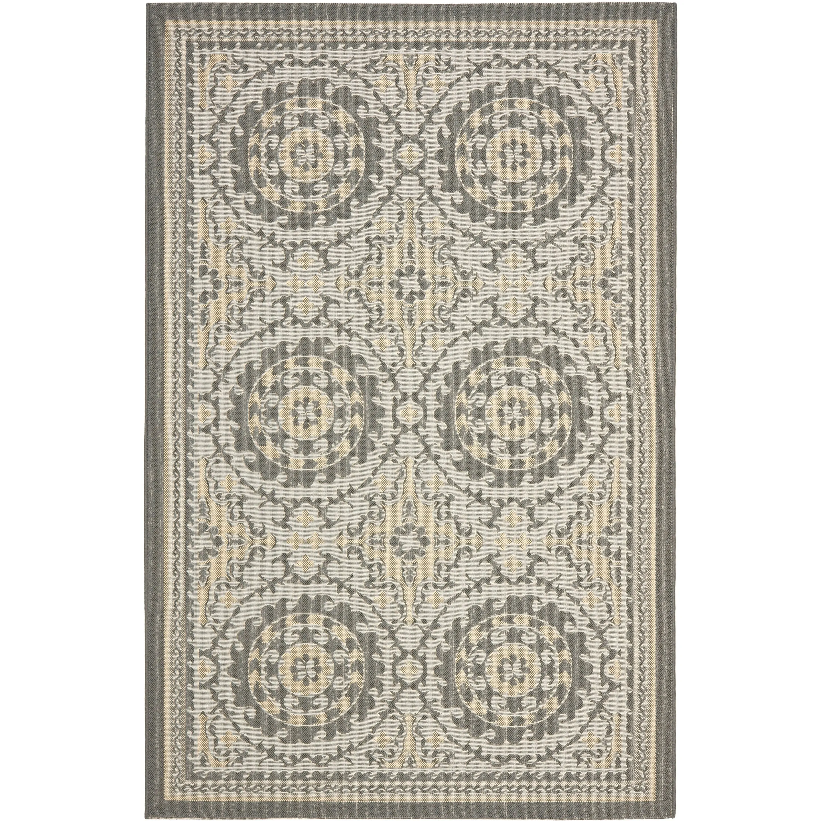 SAFAVIEH Courtyard Otilie Indoor/ Outdoor Waterproof Patio Backyard Rug