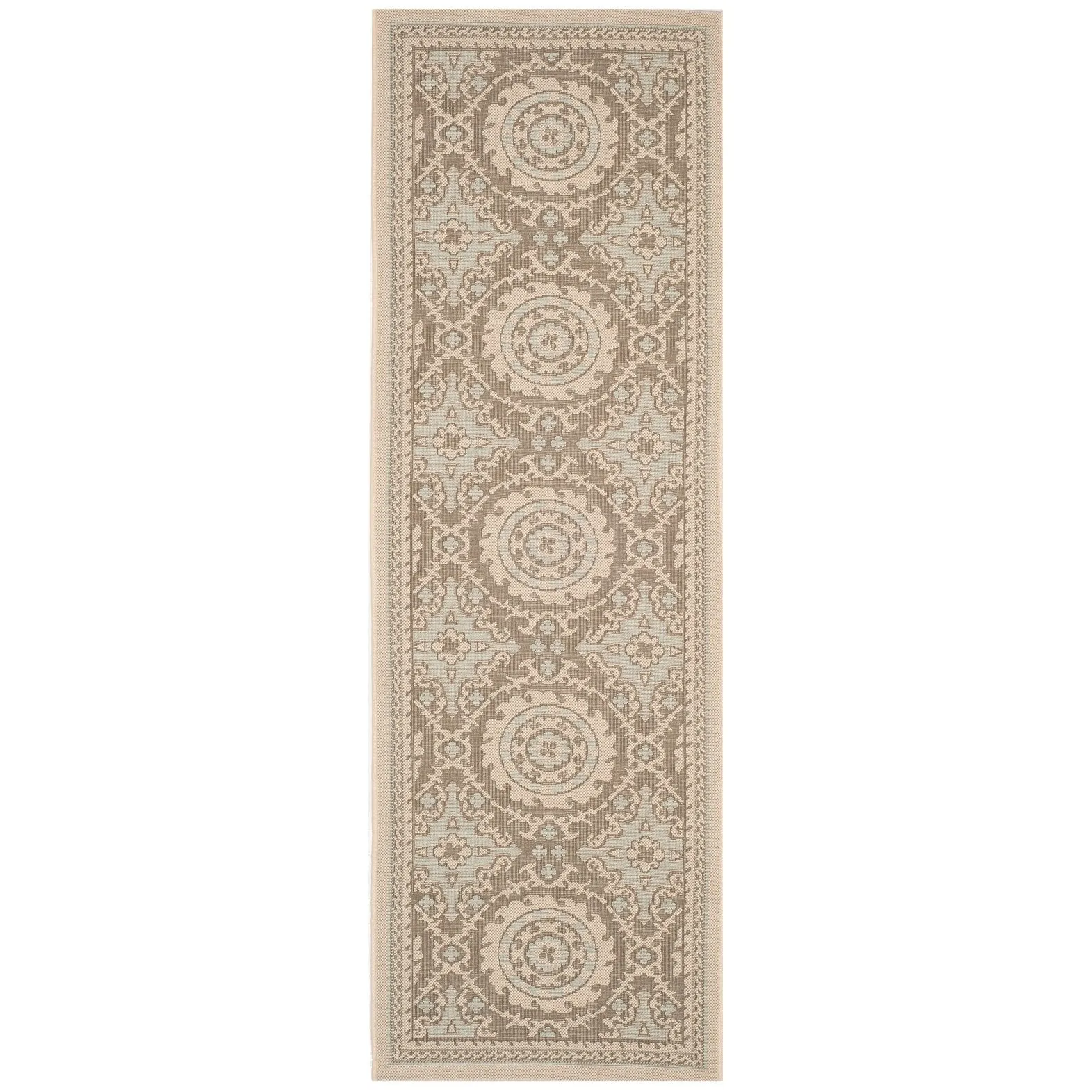 SAFAVIEH Courtyard Otilie Indoor/ Outdoor Waterproof Patio Backyard Rug