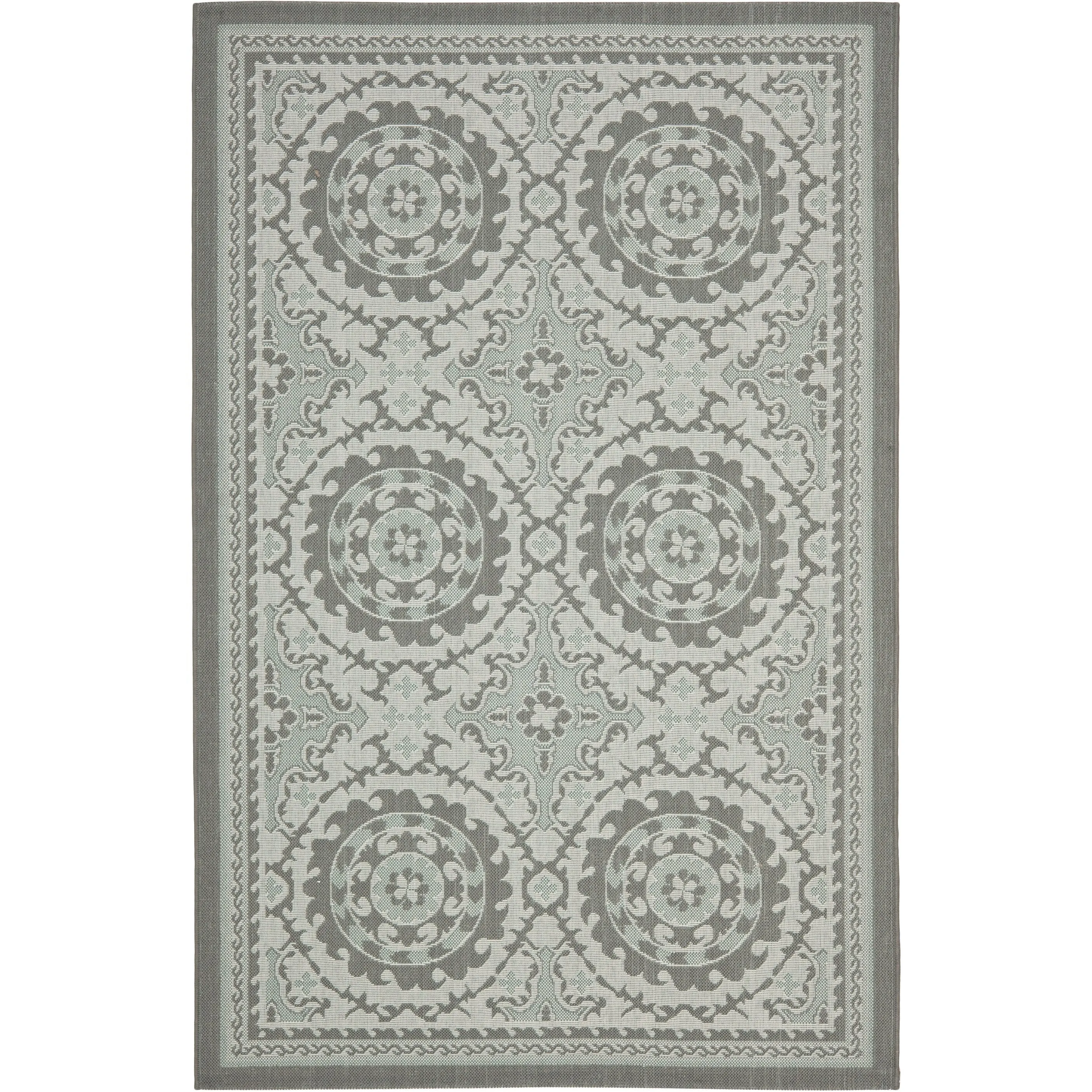 SAFAVIEH Courtyard Otilie Indoor/ Outdoor Waterproof Patio Backyard Rug