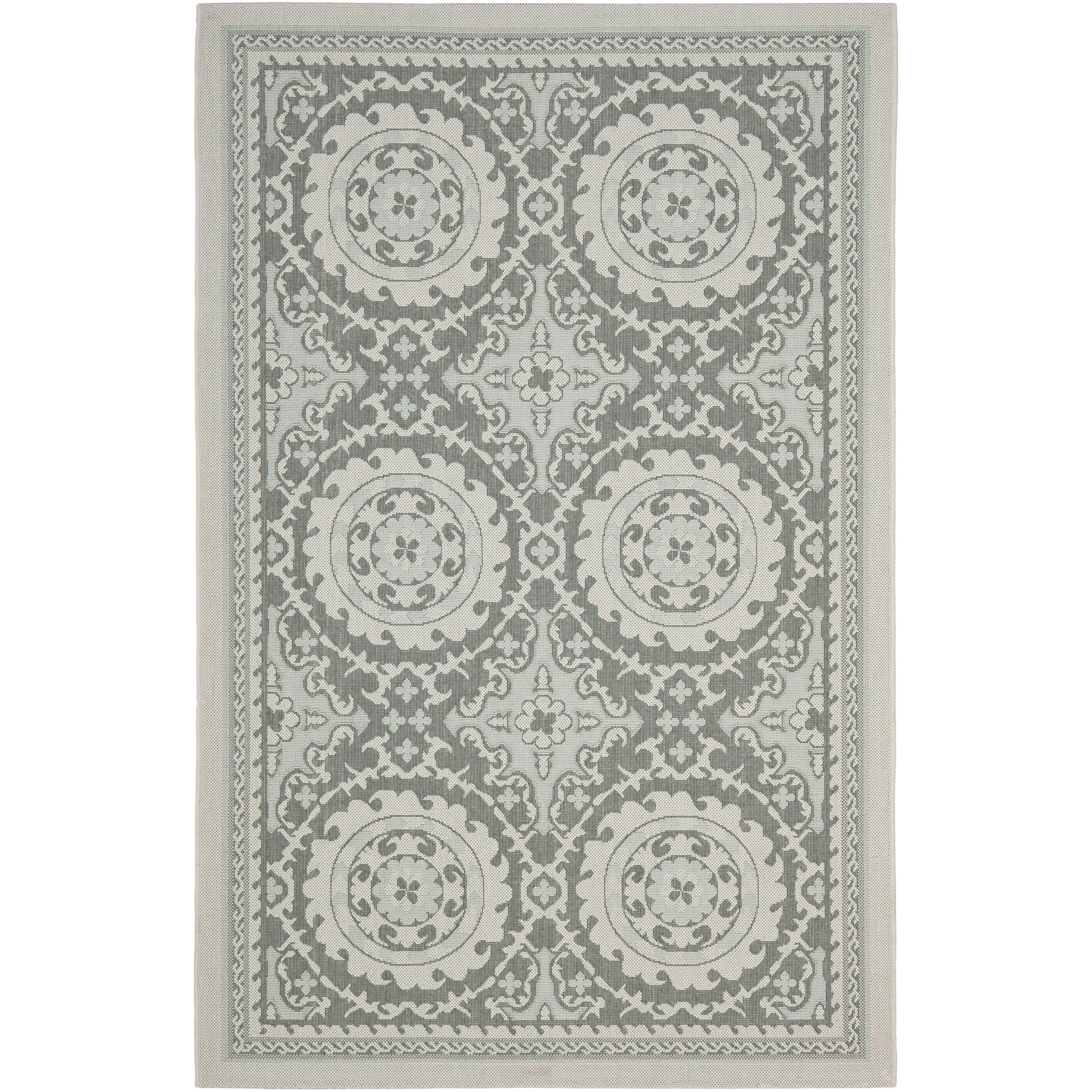 SAFAVIEH Courtyard Otilie Indoor/ Outdoor Waterproof Patio Backyard Rug