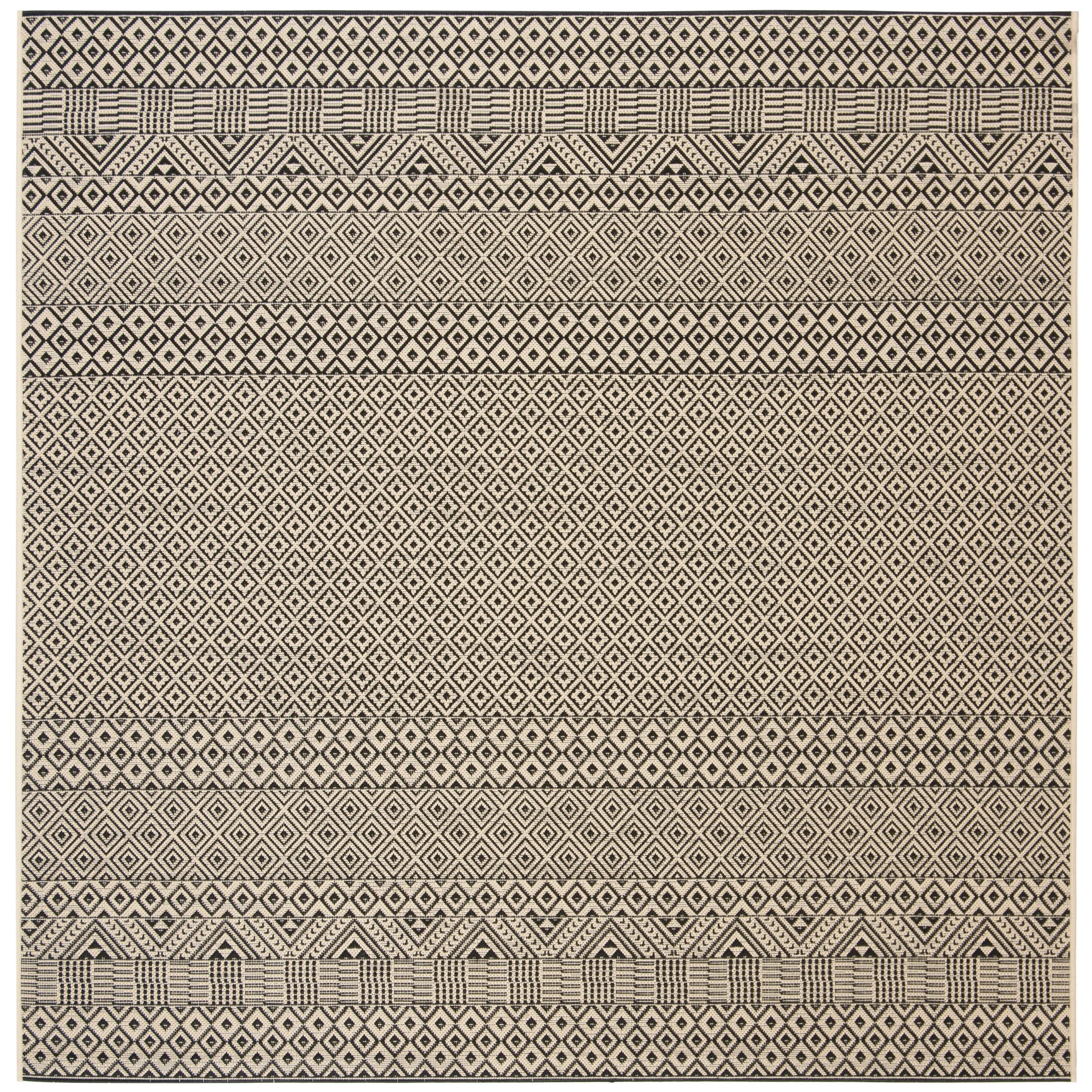 SAFAVIEH Courtyard Shikibu Indoor/ Outdoor Waterproof Patio Backyard Rug