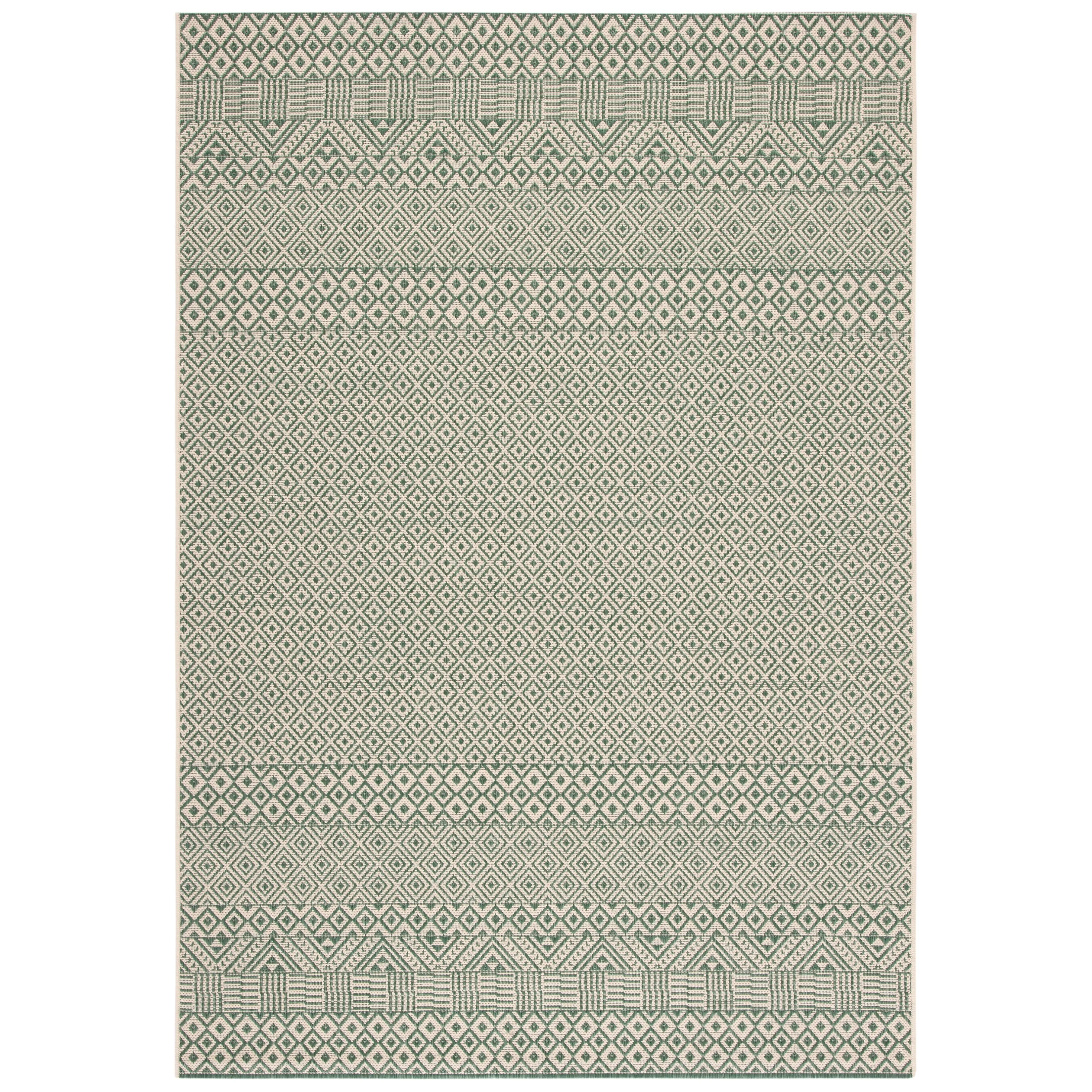 SAFAVIEH Courtyard Shikibu Indoor/ Outdoor Waterproof Patio Backyard Rug
