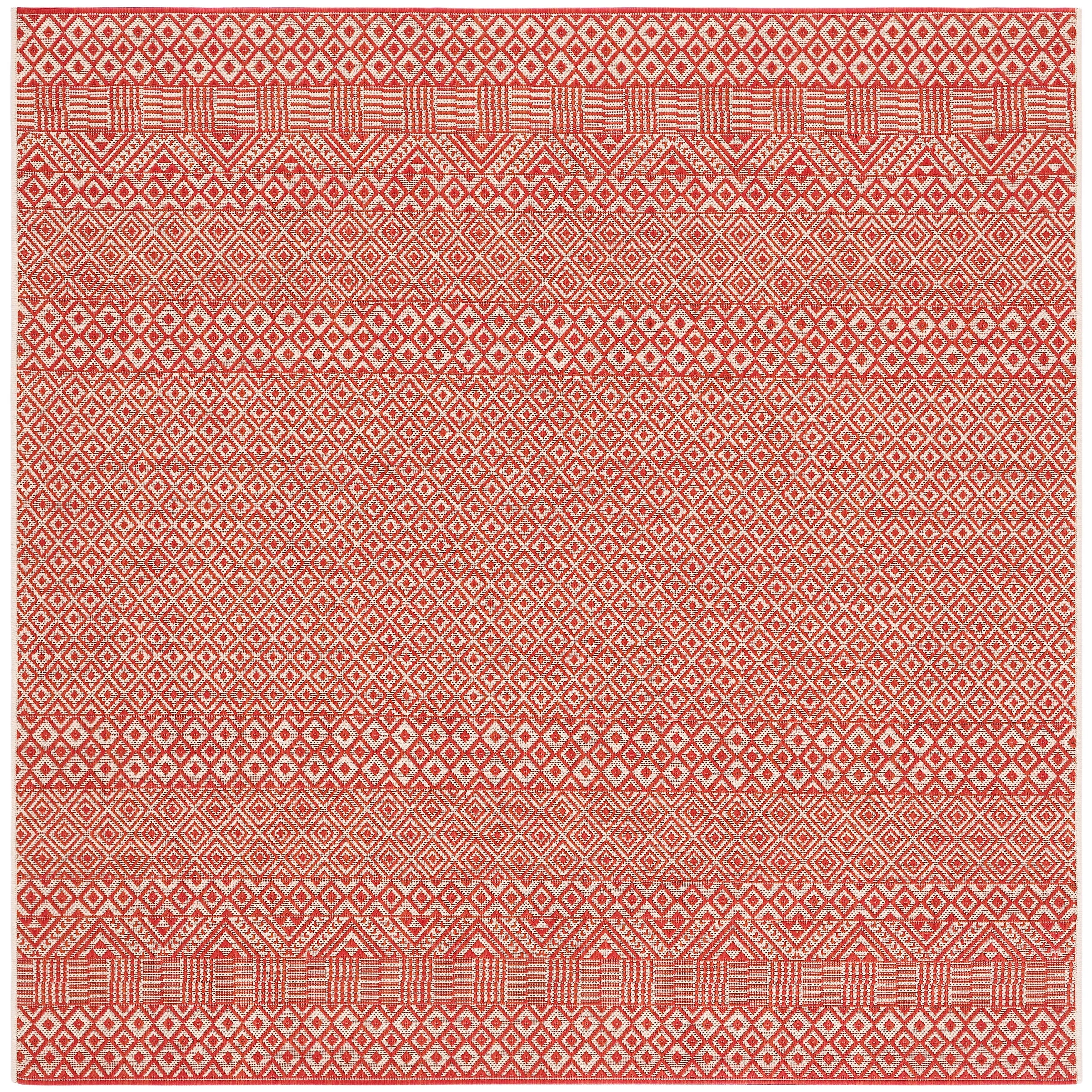 SAFAVIEH Courtyard Shikibu Indoor/ Outdoor Waterproof Patio Backyard Rug