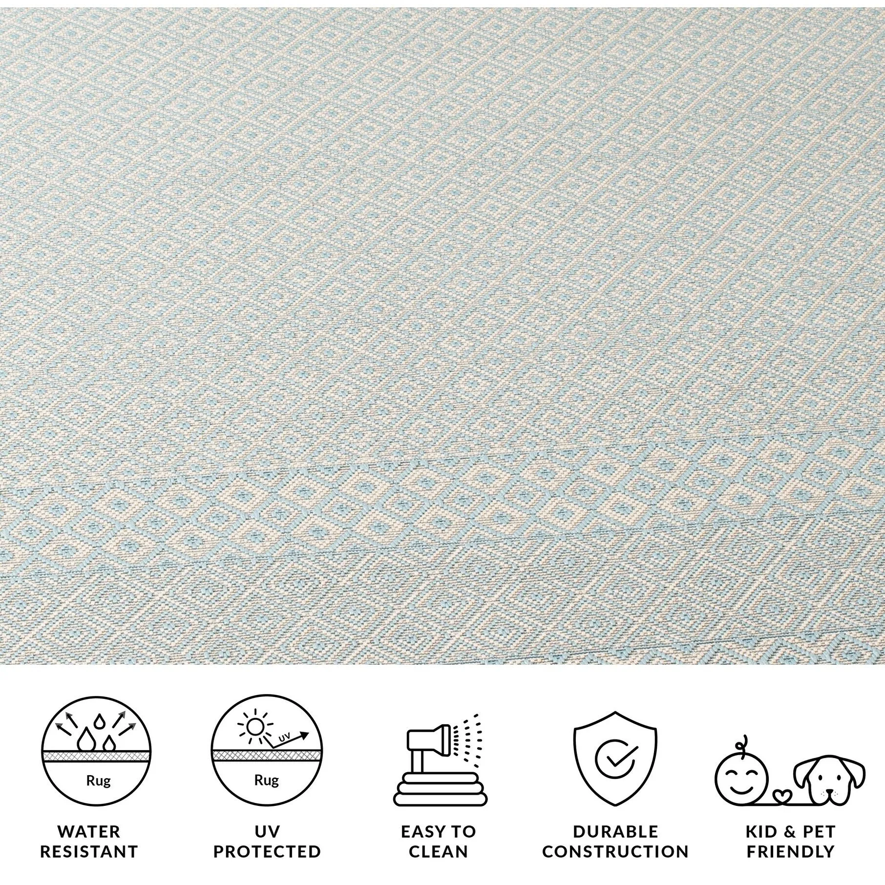 SAFAVIEH Courtyard Shikibu Indoor/ Outdoor Waterproof Patio Backyard Rug