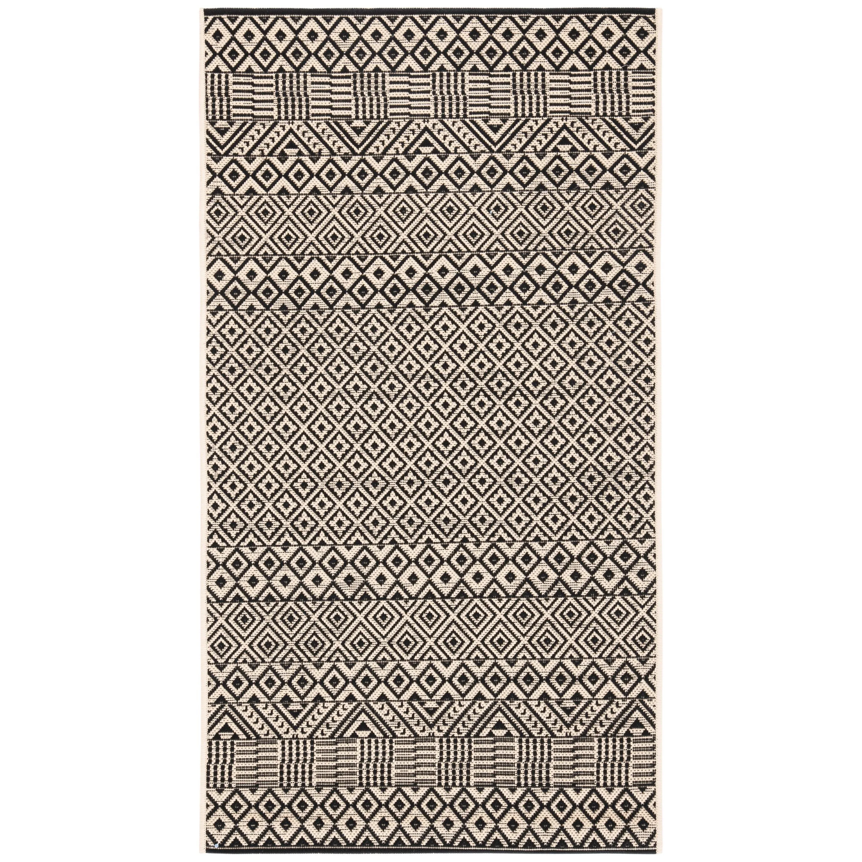 SAFAVIEH Courtyard Shikibu Indoor/ Outdoor Waterproof Patio Backyard Rug