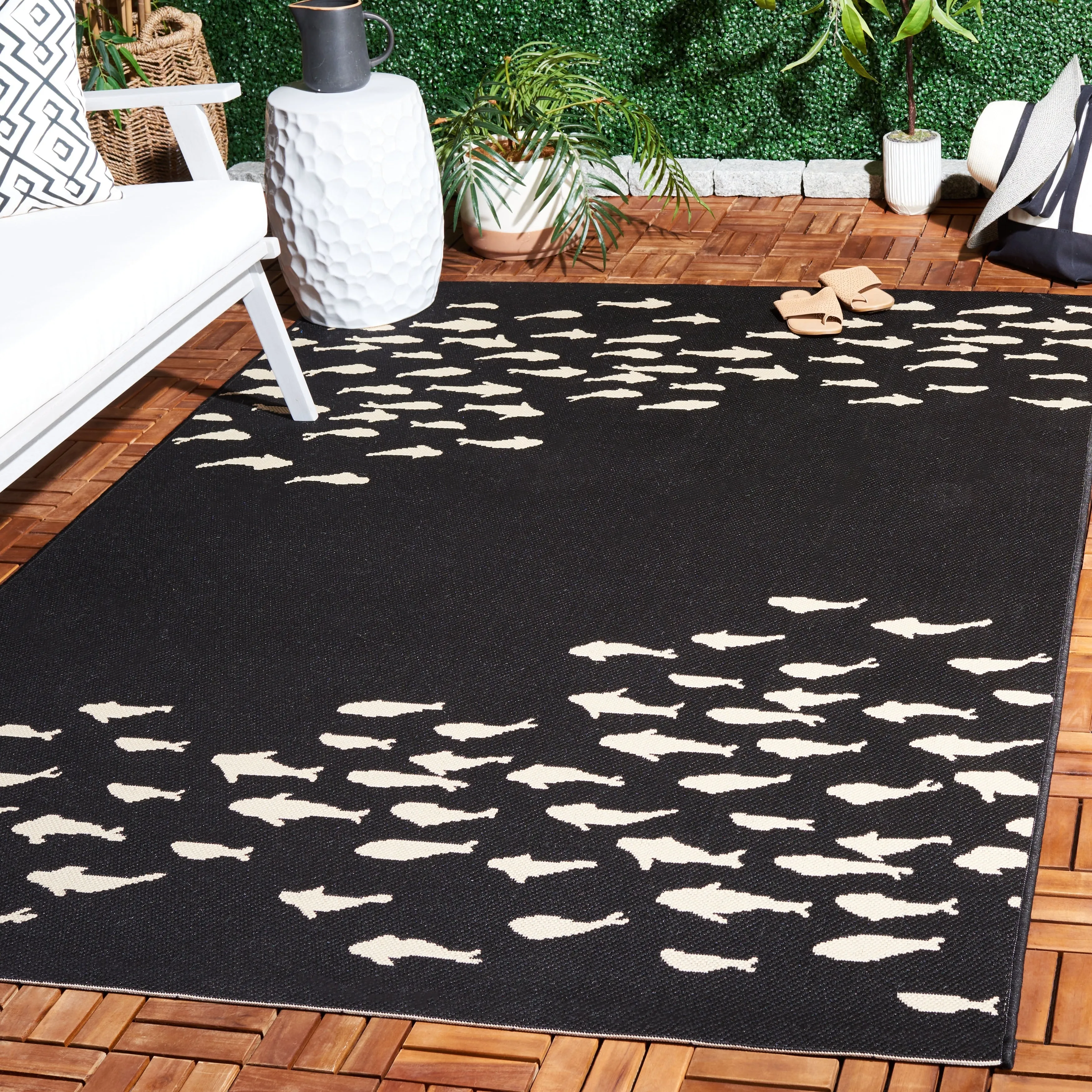 SAFAVIEH Courtyard Snaebjorg Transitional Rug