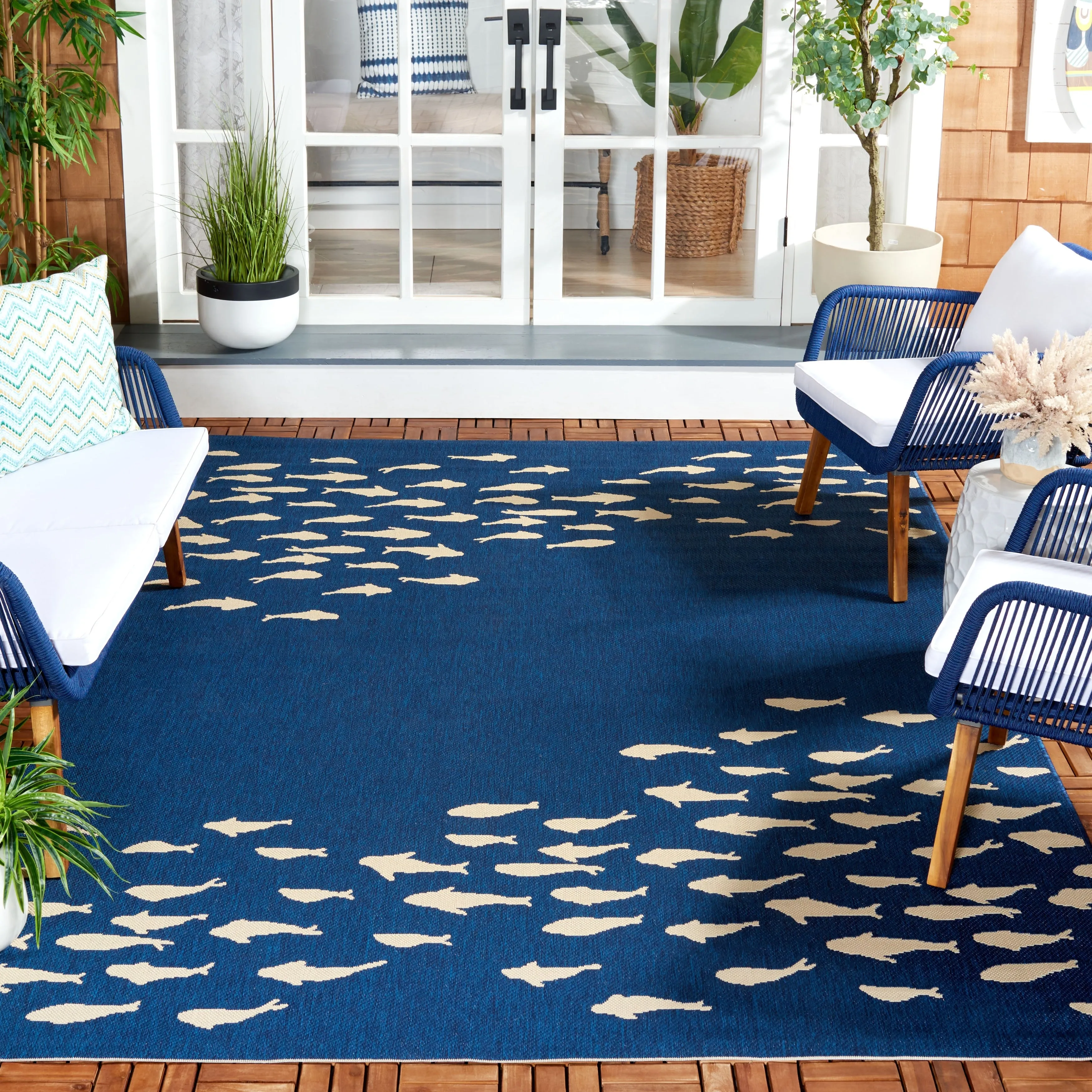 SAFAVIEH Courtyard Snaebjorg Transitional Rug