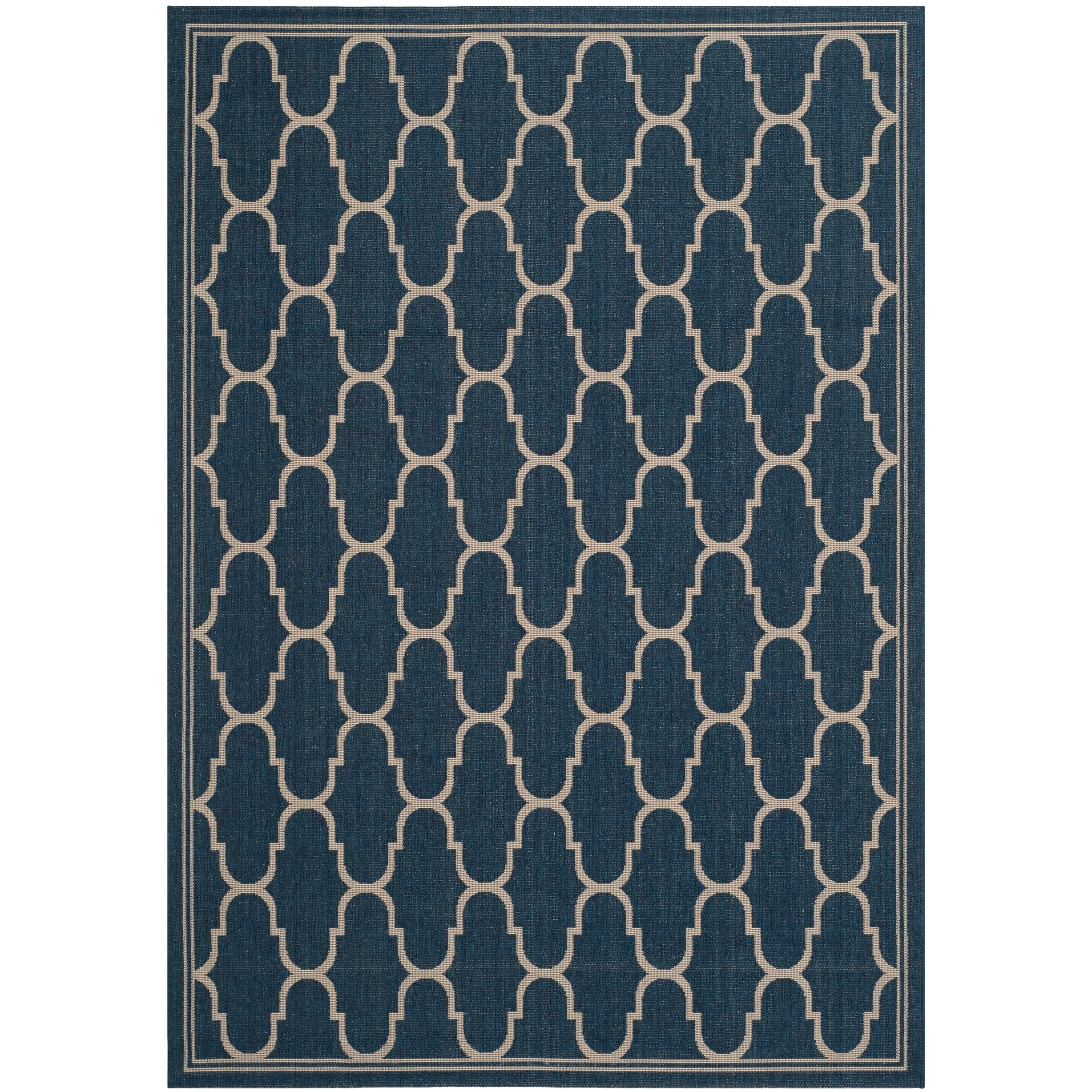 SAFAVIEH Courtyard Sufia Waterproof Trellis Backyard Patio Rug
