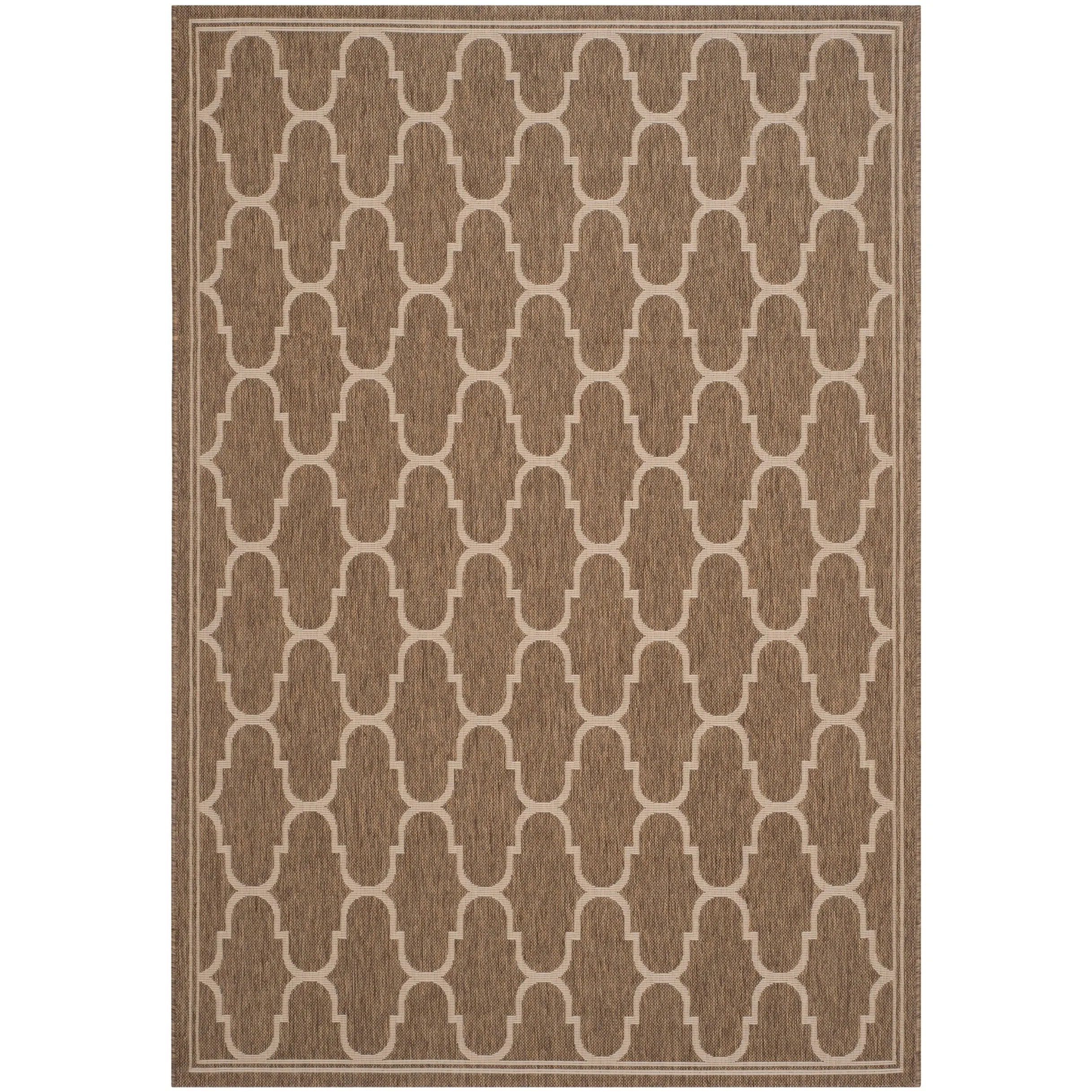SAFAVIEH Courtyard Sufia Waterproof Trellis Backyard Patio Rug