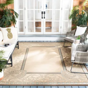 SAFAVIEH Courtyard Tjarkje Indoor/ Outdoor Waterproof Patio Backyard Rug
