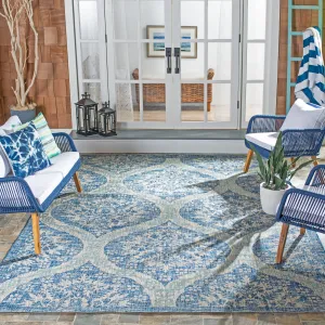 SAFAVIEH Courtyard Zakiyyah Indoor/ Outdoor Waterproof Patio Backyard Rug