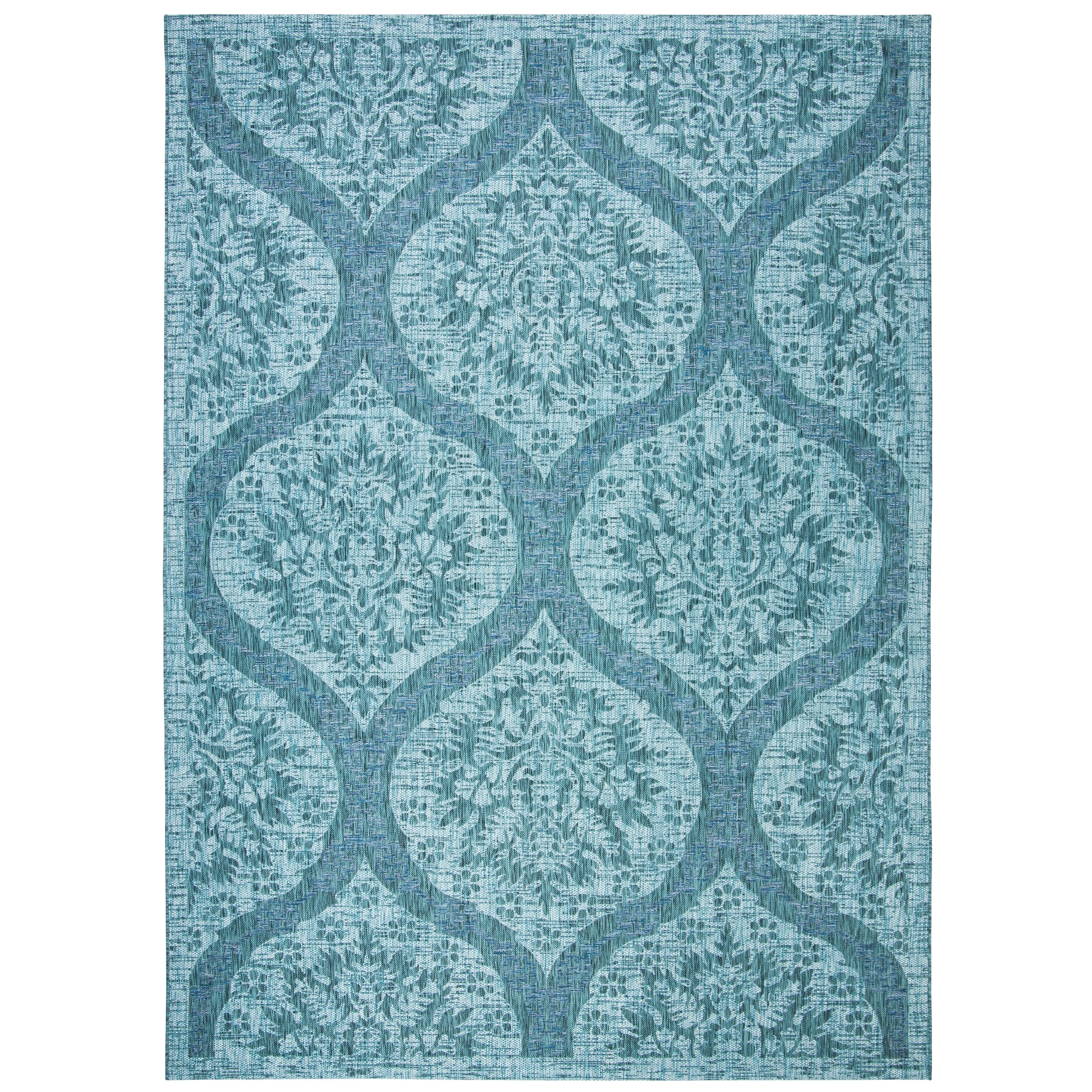 SAFAVIEH Courtyard Zakiyyah Indoor/ Outdoor Waterproof Patio Backyard Rug