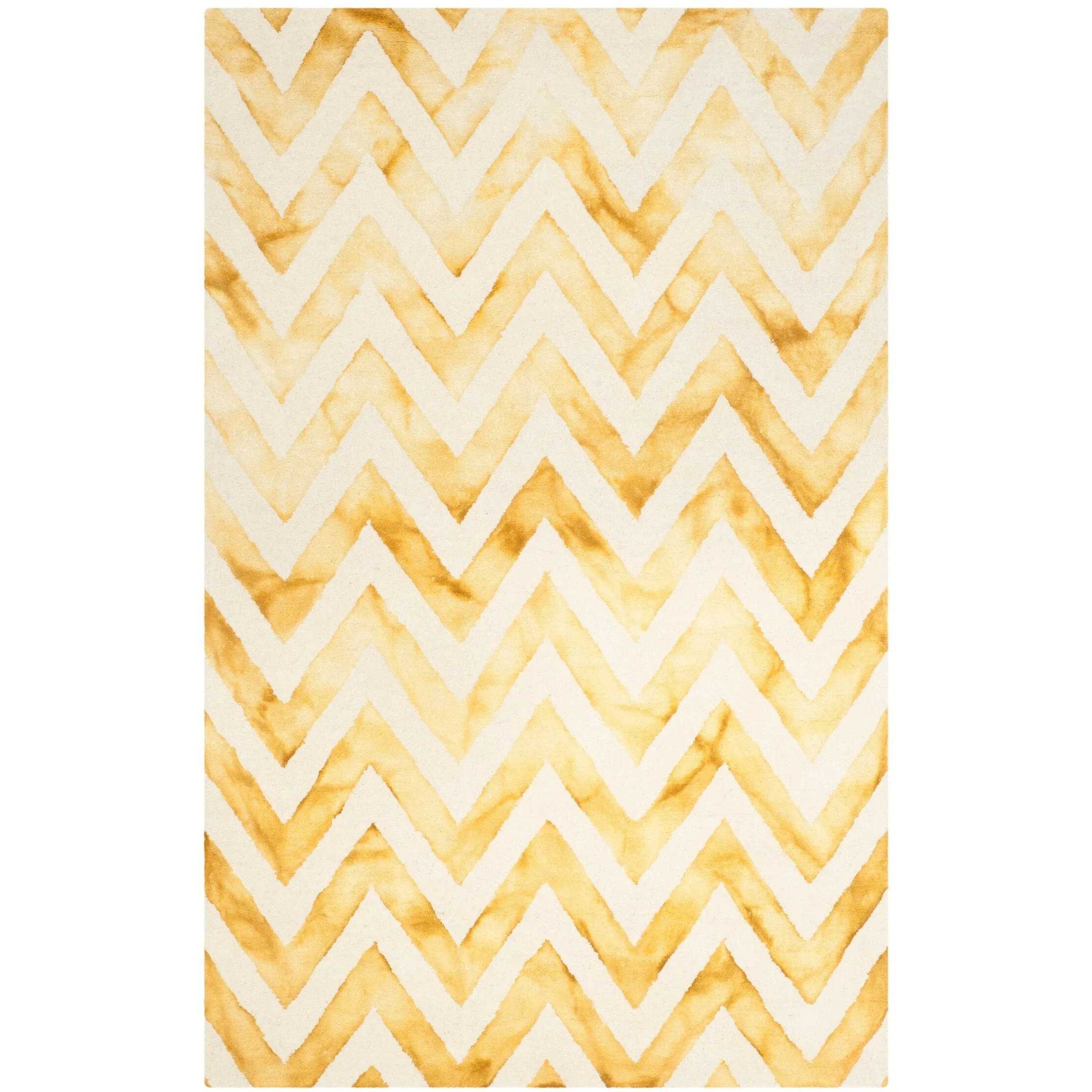 SAFAVIEH Dip Dye Erkhild Hand-tufted Wool Chevron Area Rug