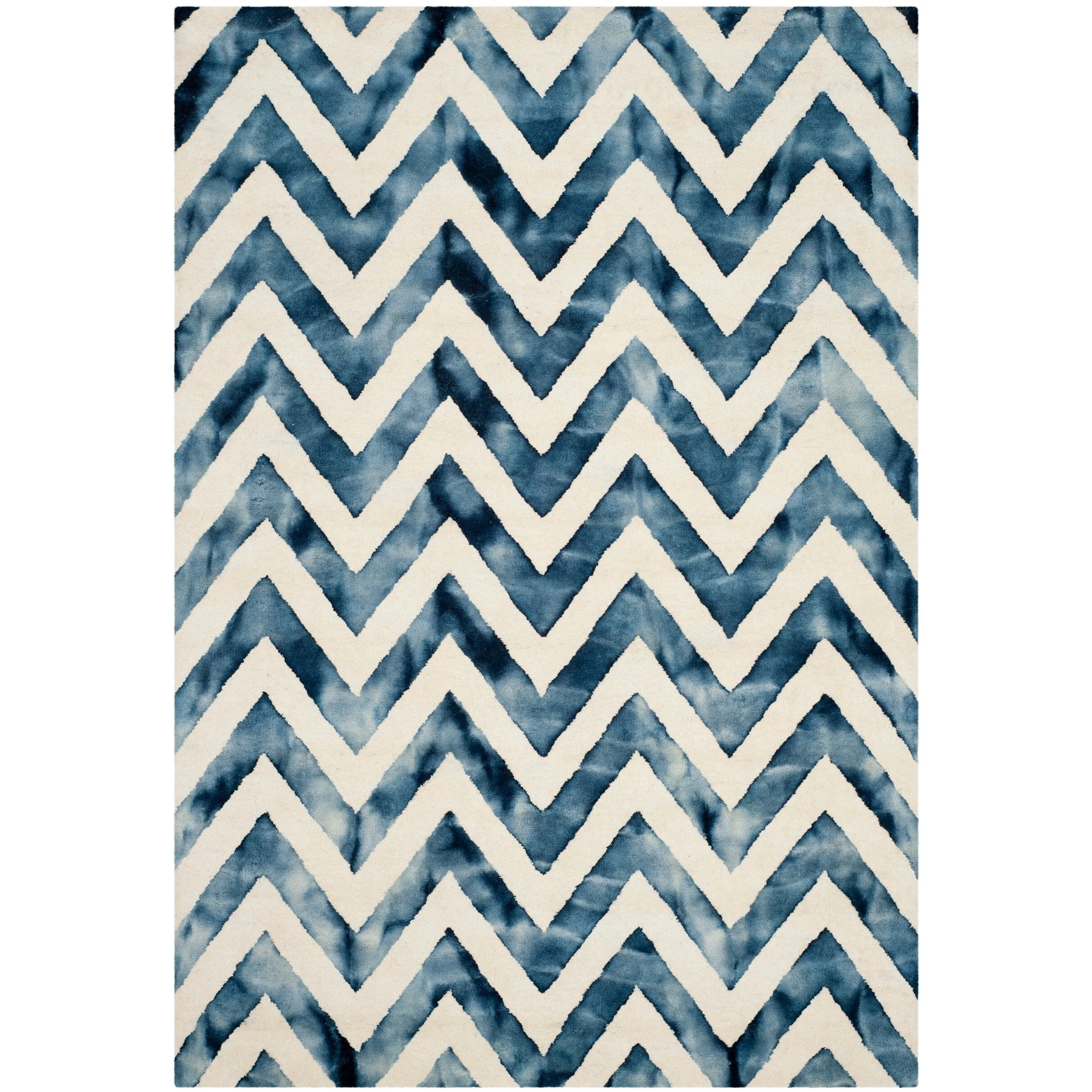 SAFAVIEH Dip Dye Erkhild Hand-tufted Wool Chevron Area Rug