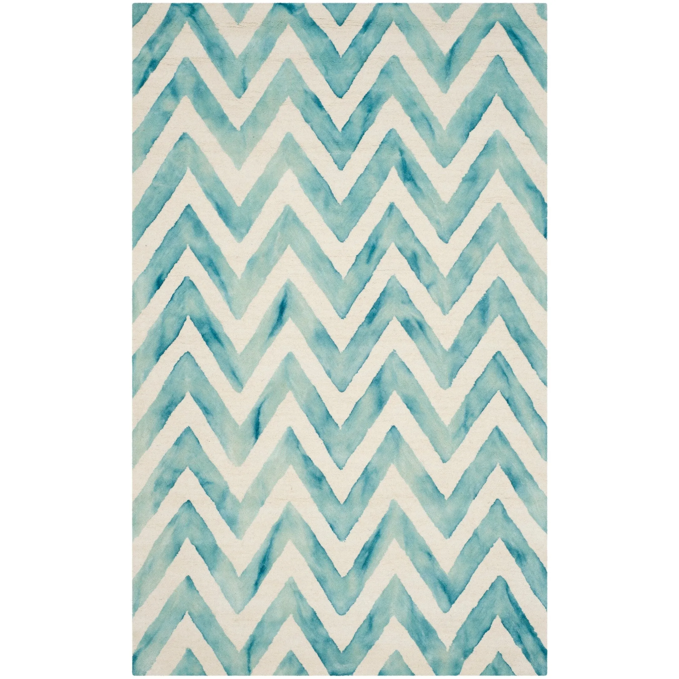 SAFAVIEH Dip Dye Erkhild Hand-tufted Wool Chevron Area Rug