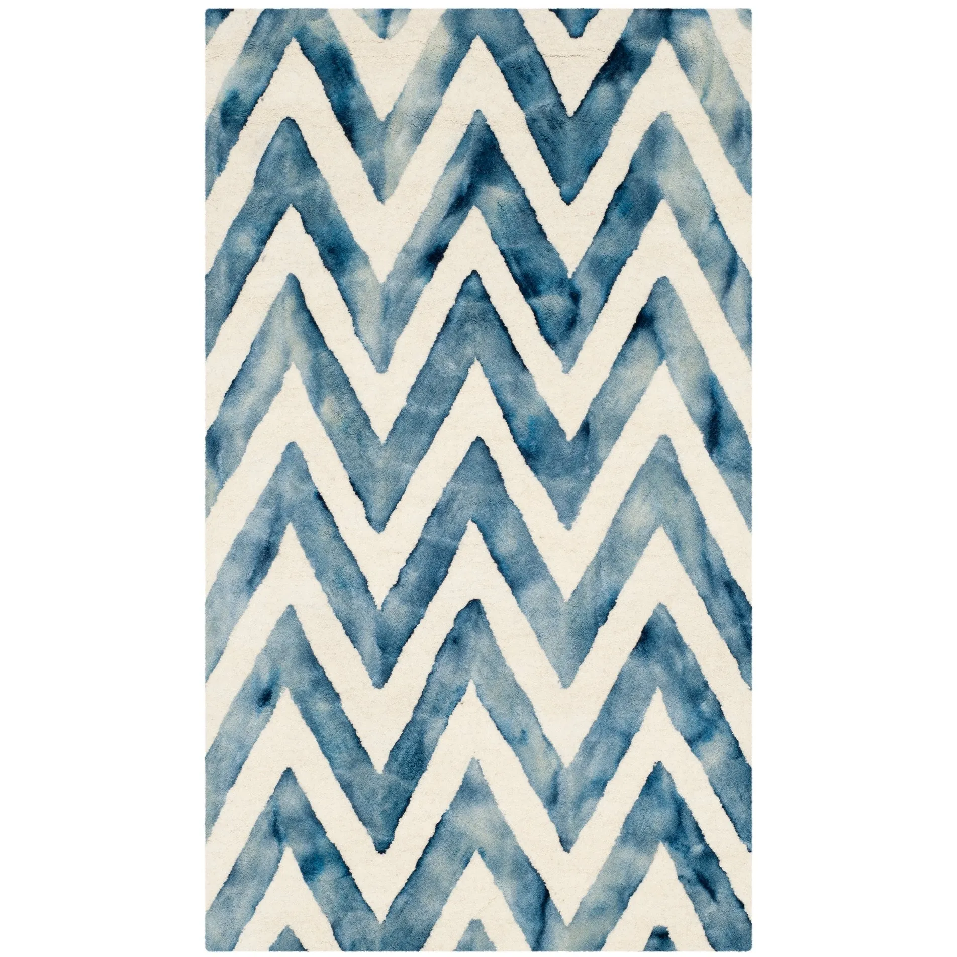 SAFAVIEH Dip Dye Erkhild Hand-tufted Wool Chevron Area Rug
