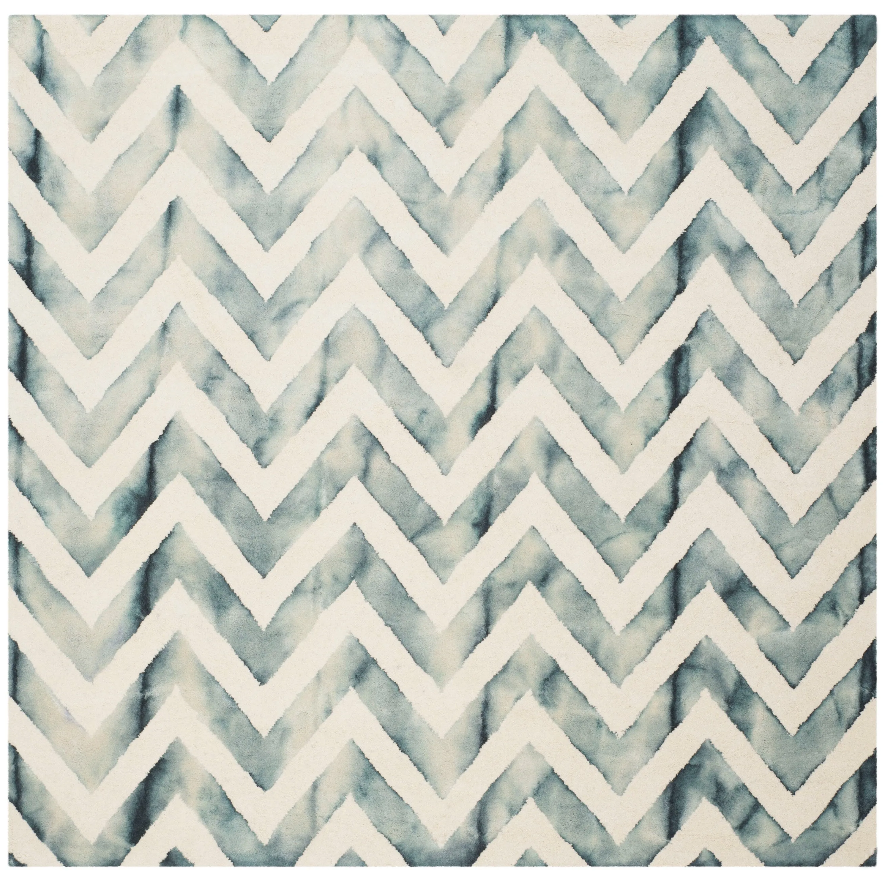 SAFAVIEH Dip Dye Erkhild Hand-tufted Wool Chevron Area Rug