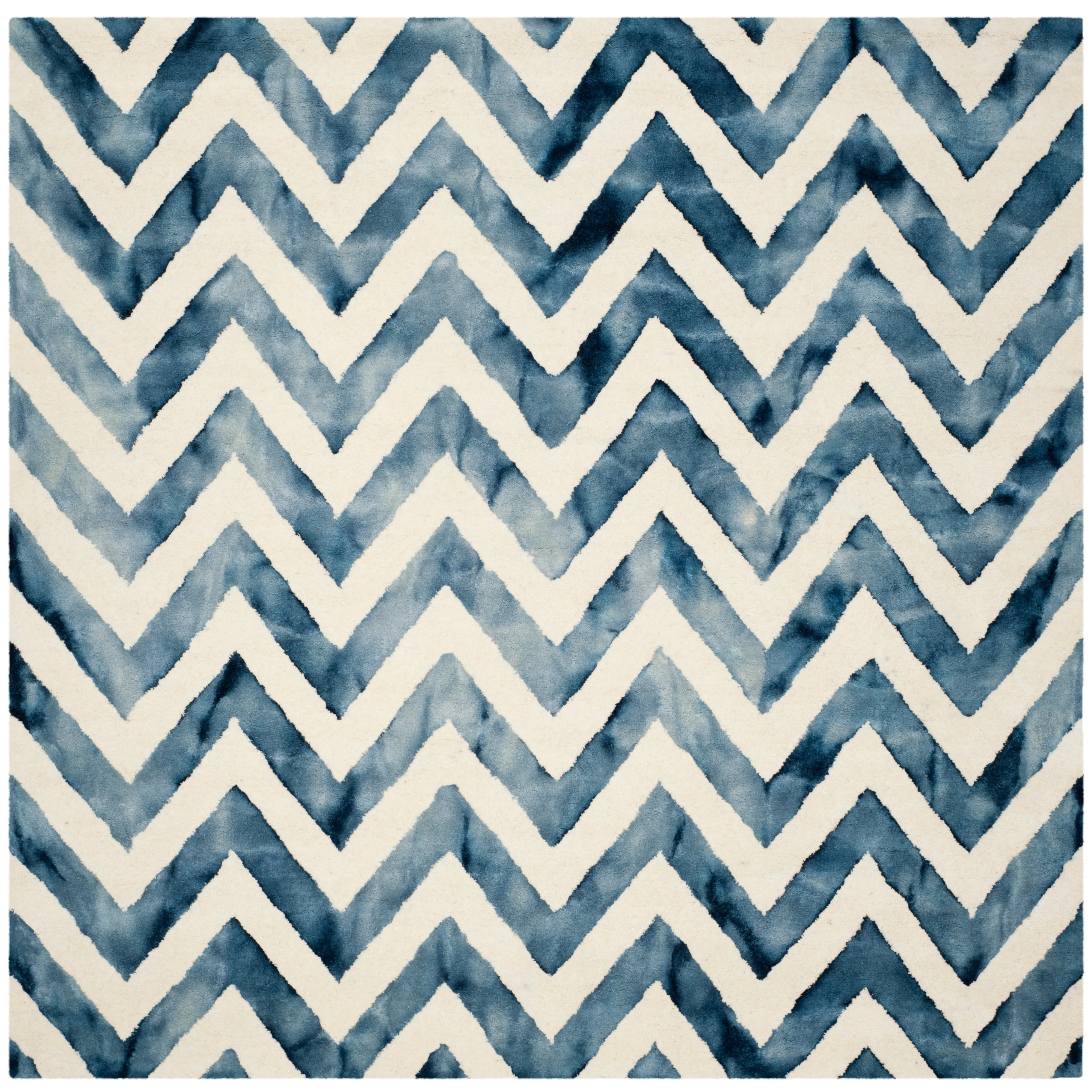 SAFAVIEH Dip Dye Erkhild Hand-tufted Wool Chevron Area Rug