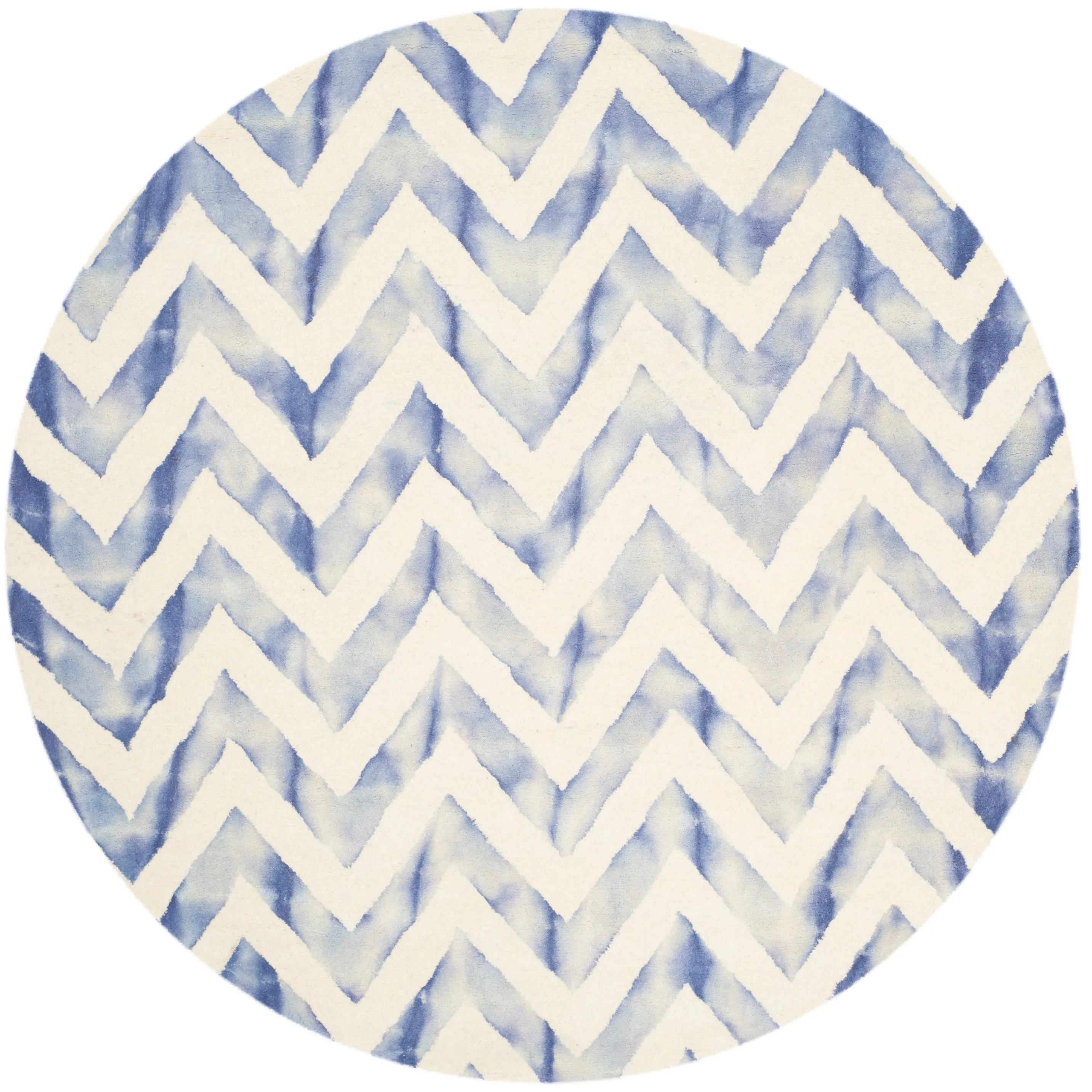 SAFAVIEH Dip Dye Erkhild Hand-tufted Wool Chevron Area Rug