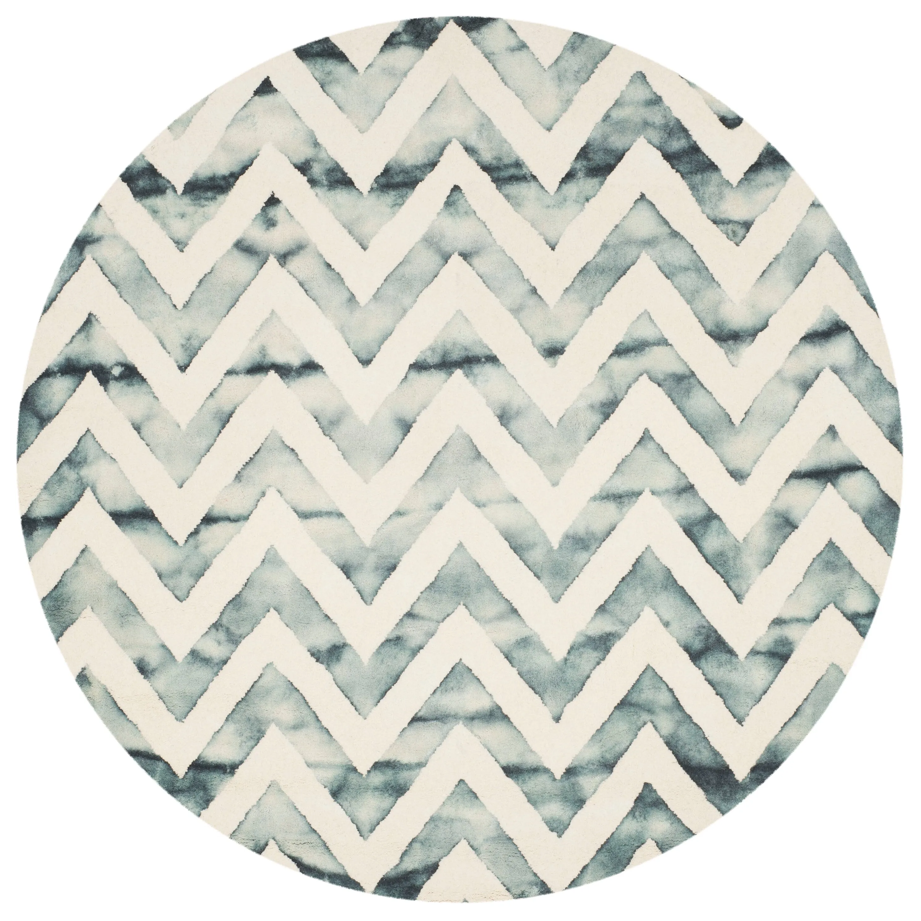 SAFAVIEH Dip Dye Erkhild Hand-tufted Wool Chevron Area Rug