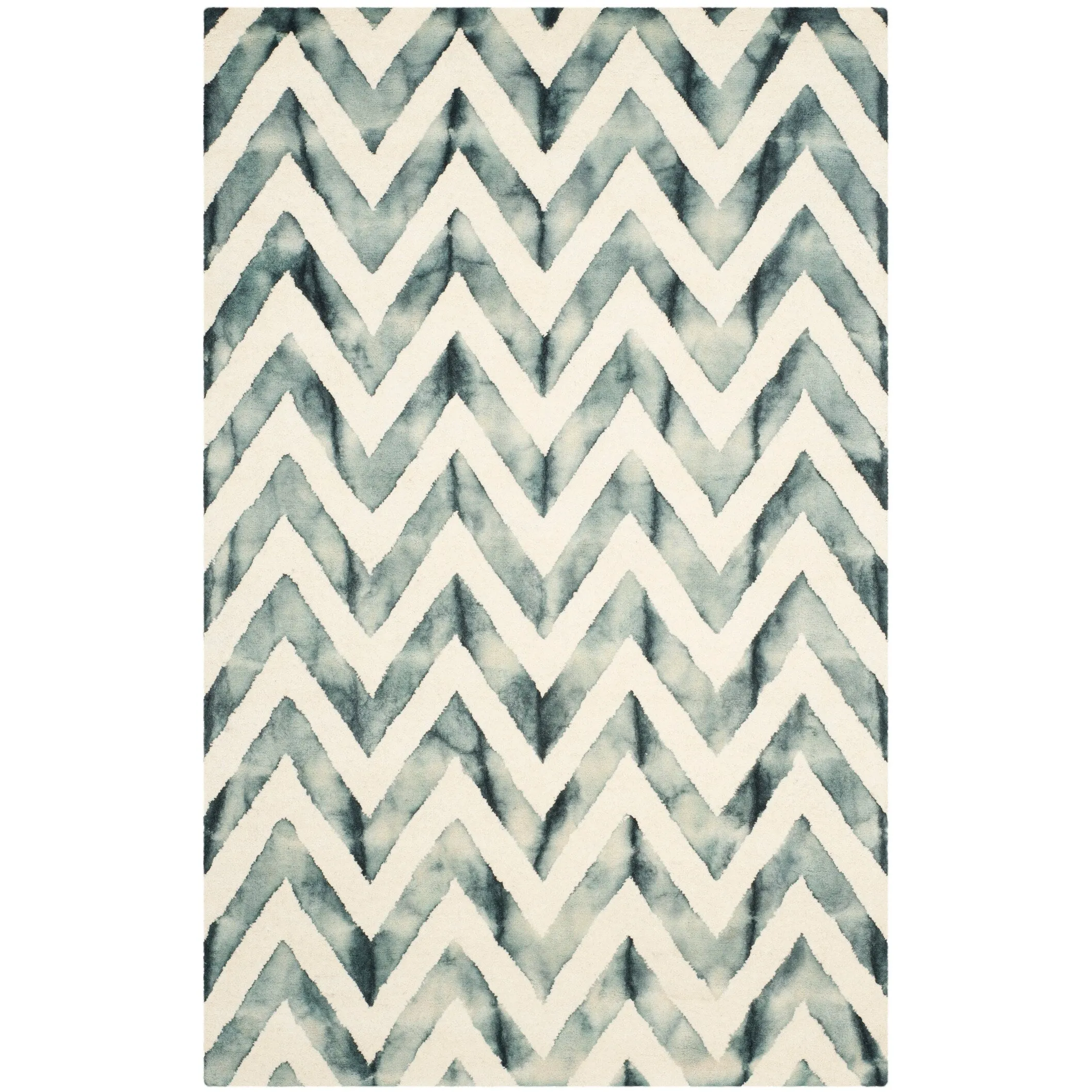 SAFAVIEH Dip Dye Erkhild Hand-tufted Wool Chevron Area Rug