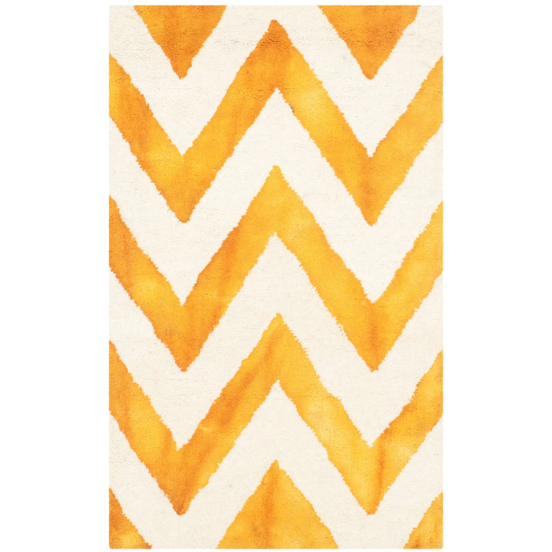 SAFAVIEH Dip Dye Erkhild Hand-tufted Wool Chevron Area Rug