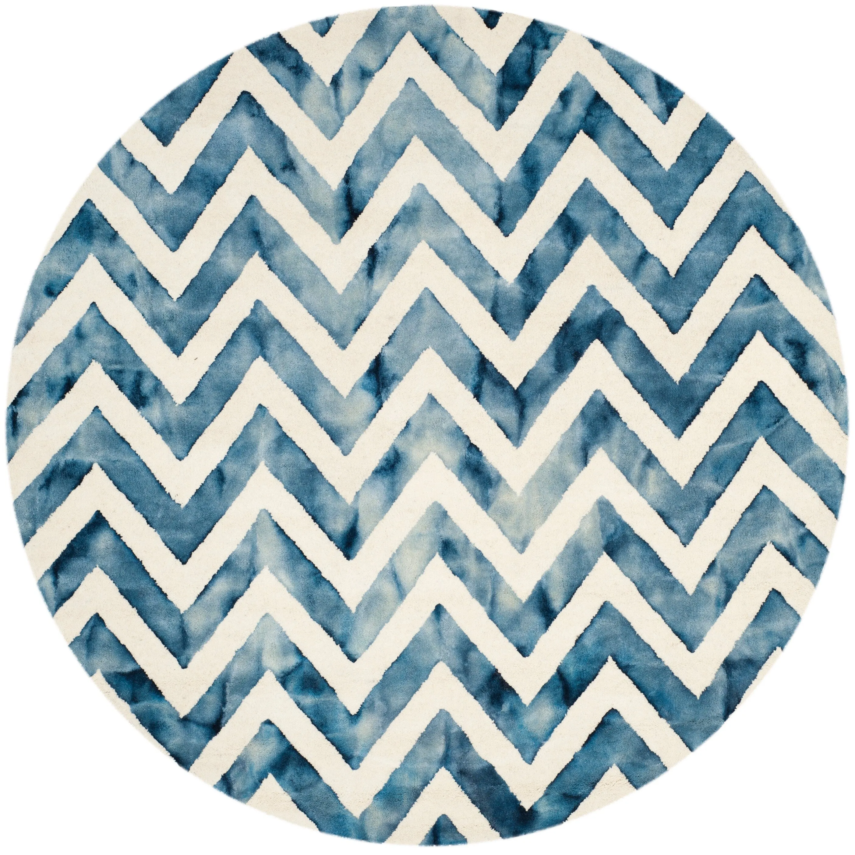 SAFAVIEH Dip Dye Erkhild Hand-tufted Wool Chevron Area Rug