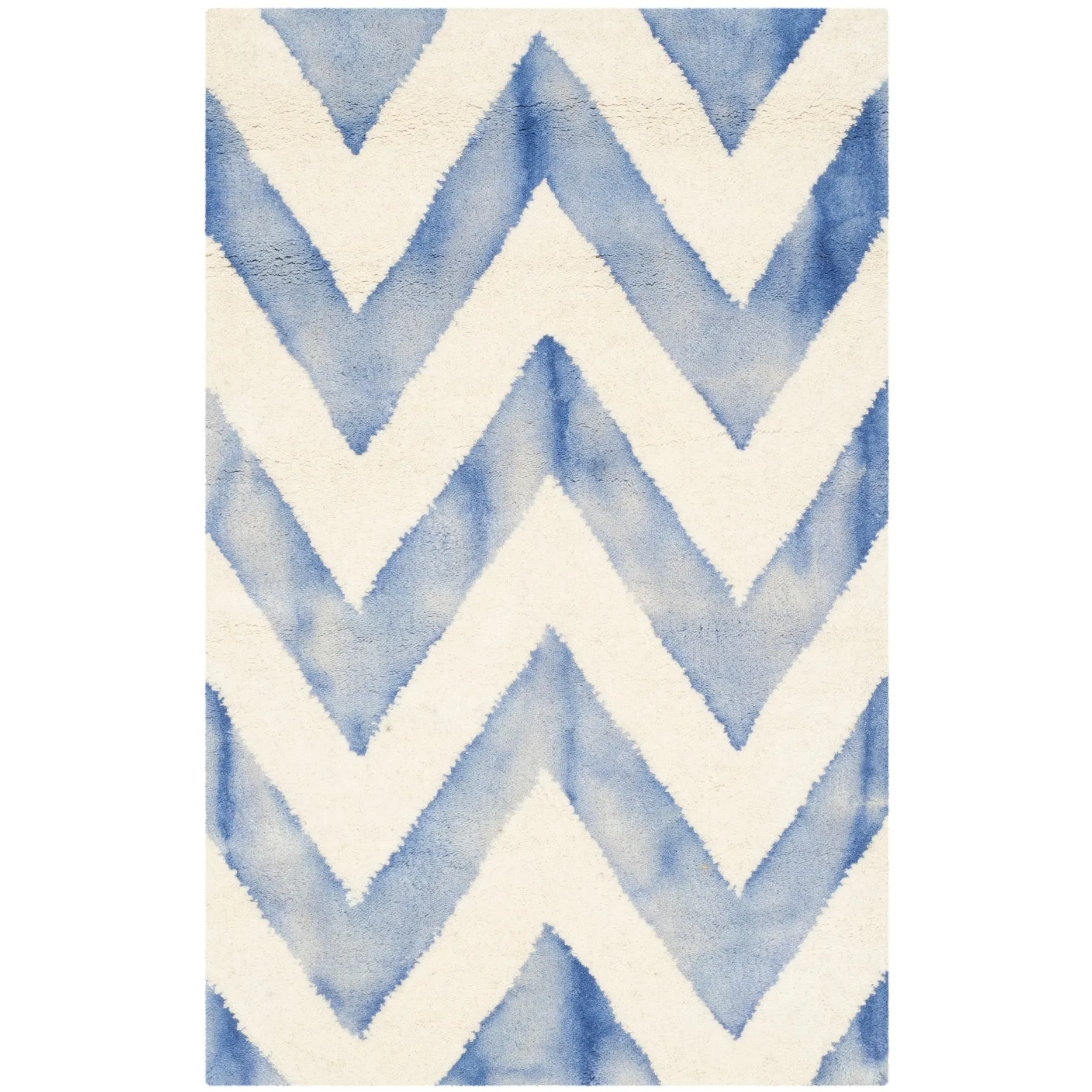 SAFAVIEH Dip Dye Erkhild Hand-tufted Wool Chevron Area Rug